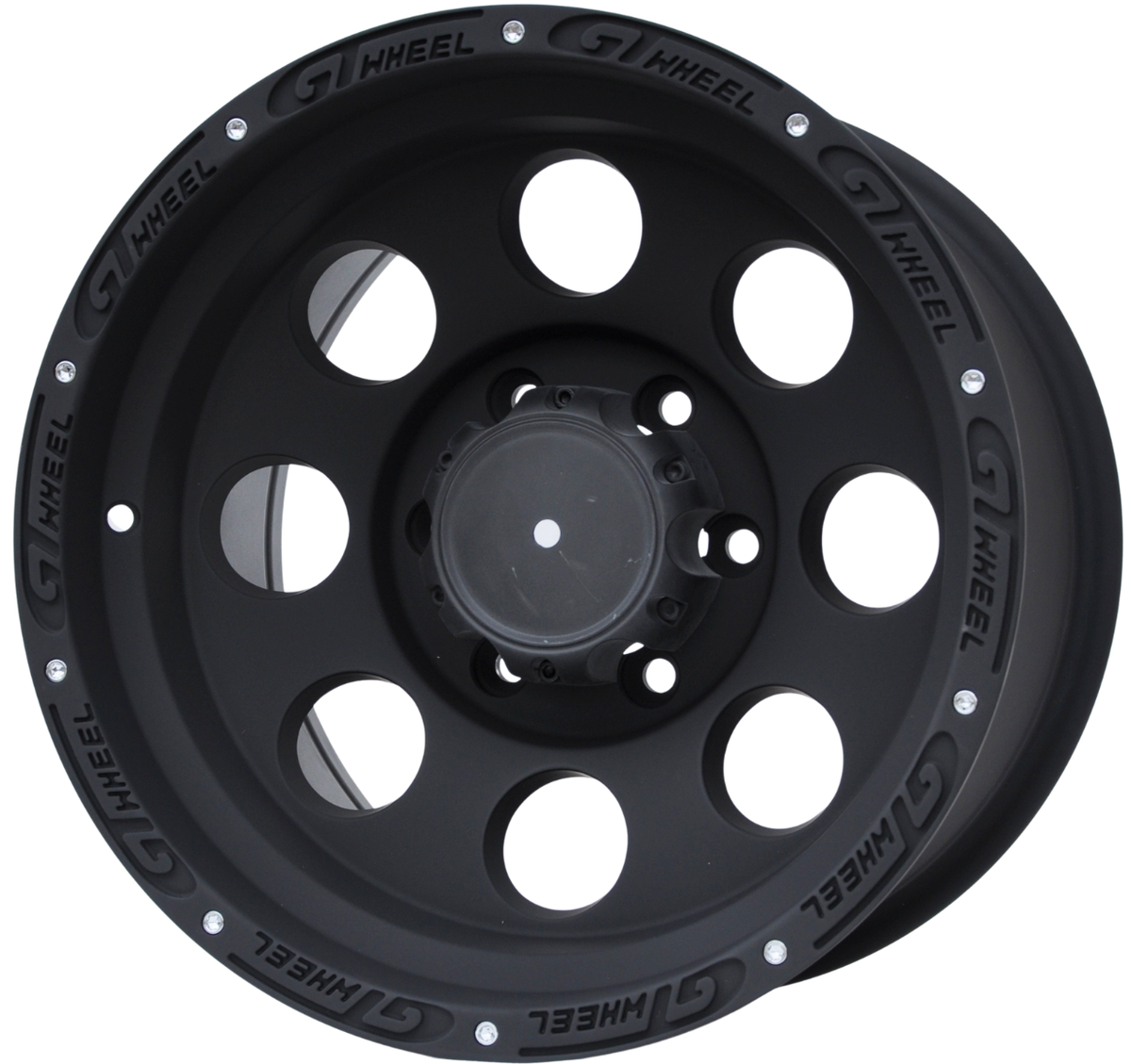 PDW 531 Alufælge 16" 10J 6x139.7 ET-10 – Sort mat (sæt á 4)