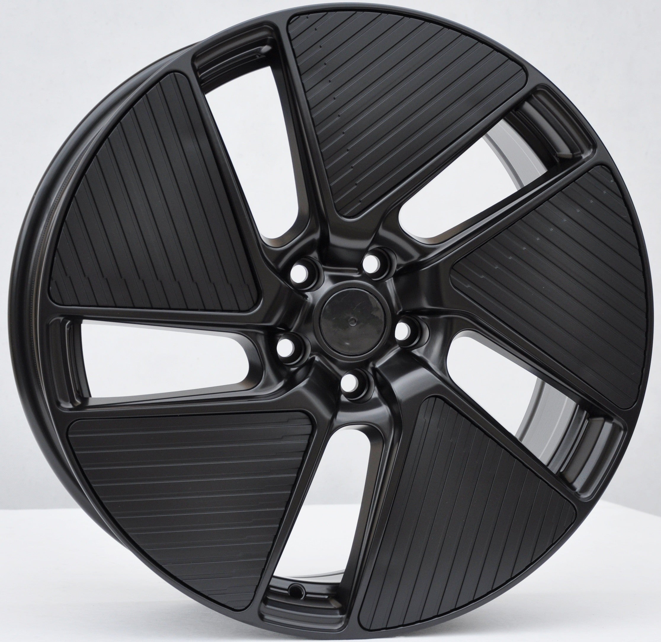 PDW 1259 Alufælge 19" 5x108 ET45 – Sort półmat (sæt á 4)