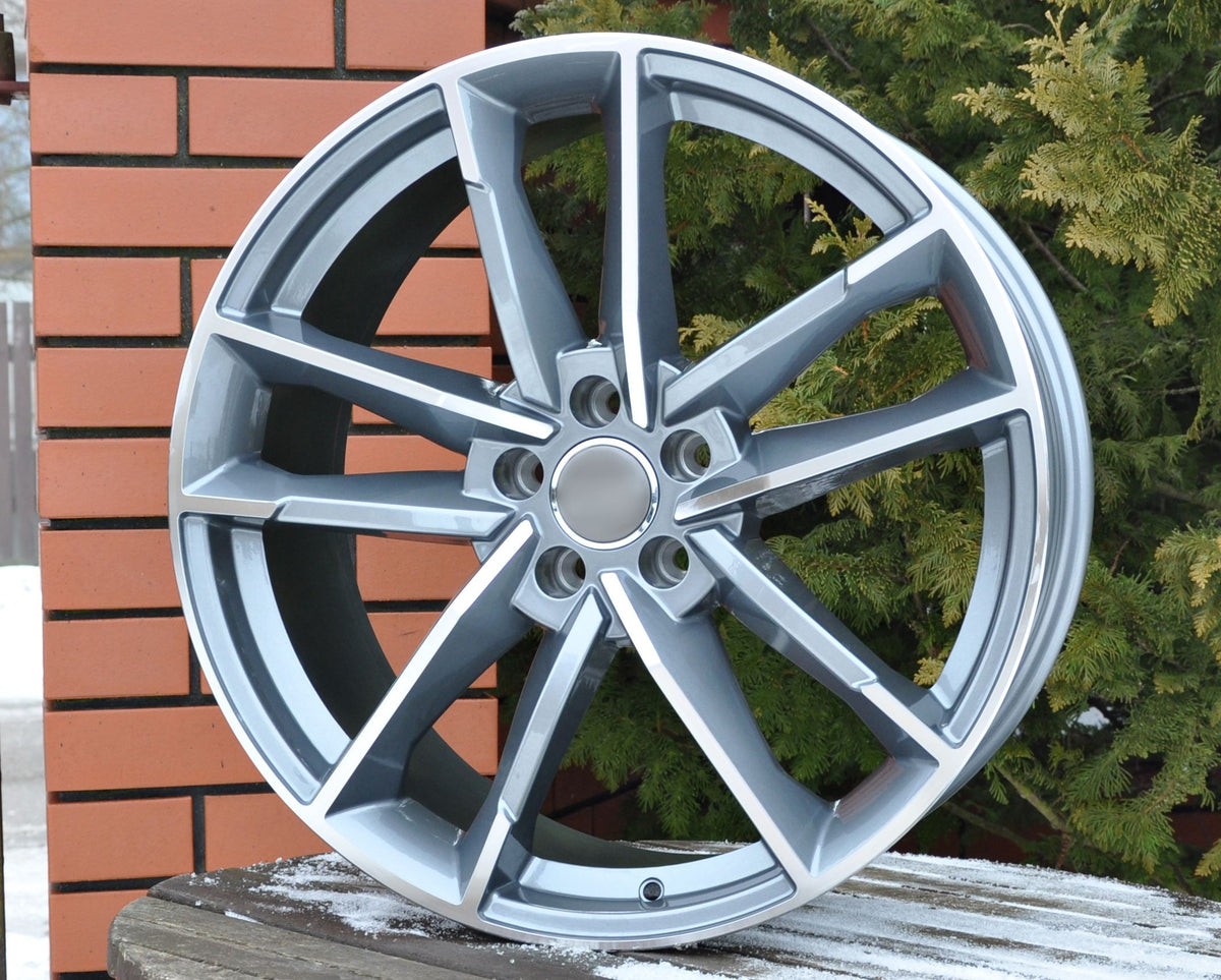 PDW FE81 Alufælge 20" 5x112 ET30 – Poleret/grafit (sæt á 4)
