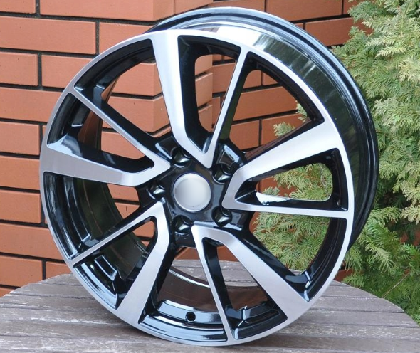PDW 853/5147/131 Alufælge 17" 5x114.3 ET40 – Poleret/sort (sæt á 4)