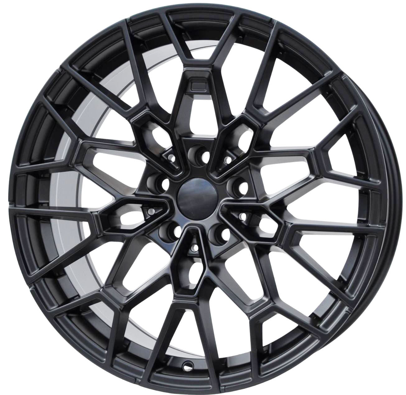 PDW 0384 Alufælge 19" 5x112 ET30 – Sort półmat (sæt á 4)