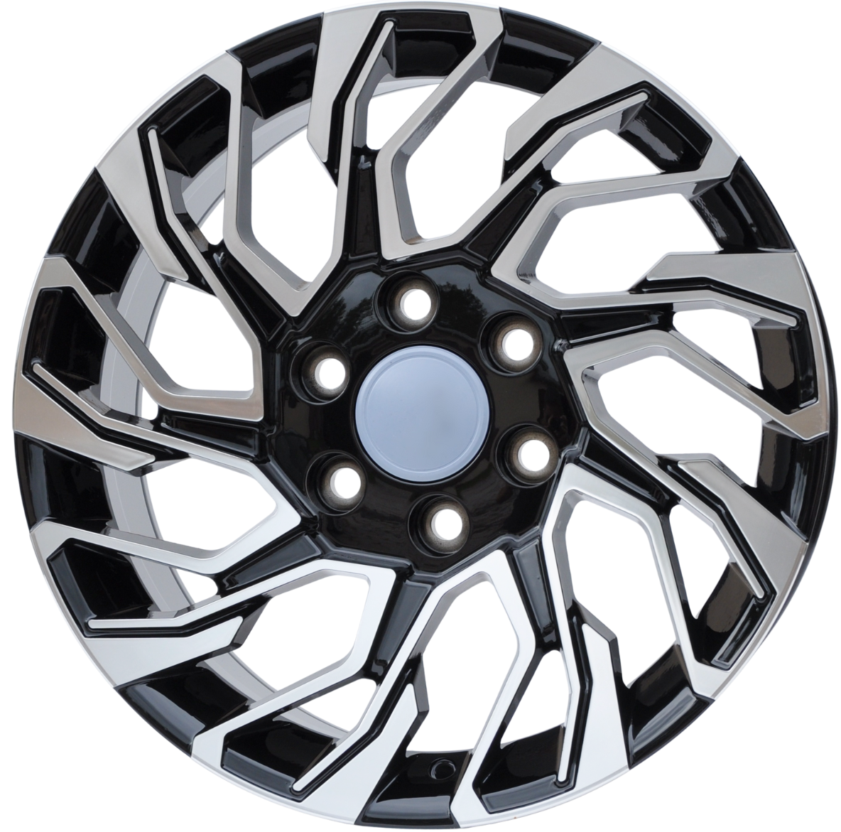 Toro Corsa H964F Alufælge 20" 6x139.7 ET25 – Poleret/sort (sæt á 4)