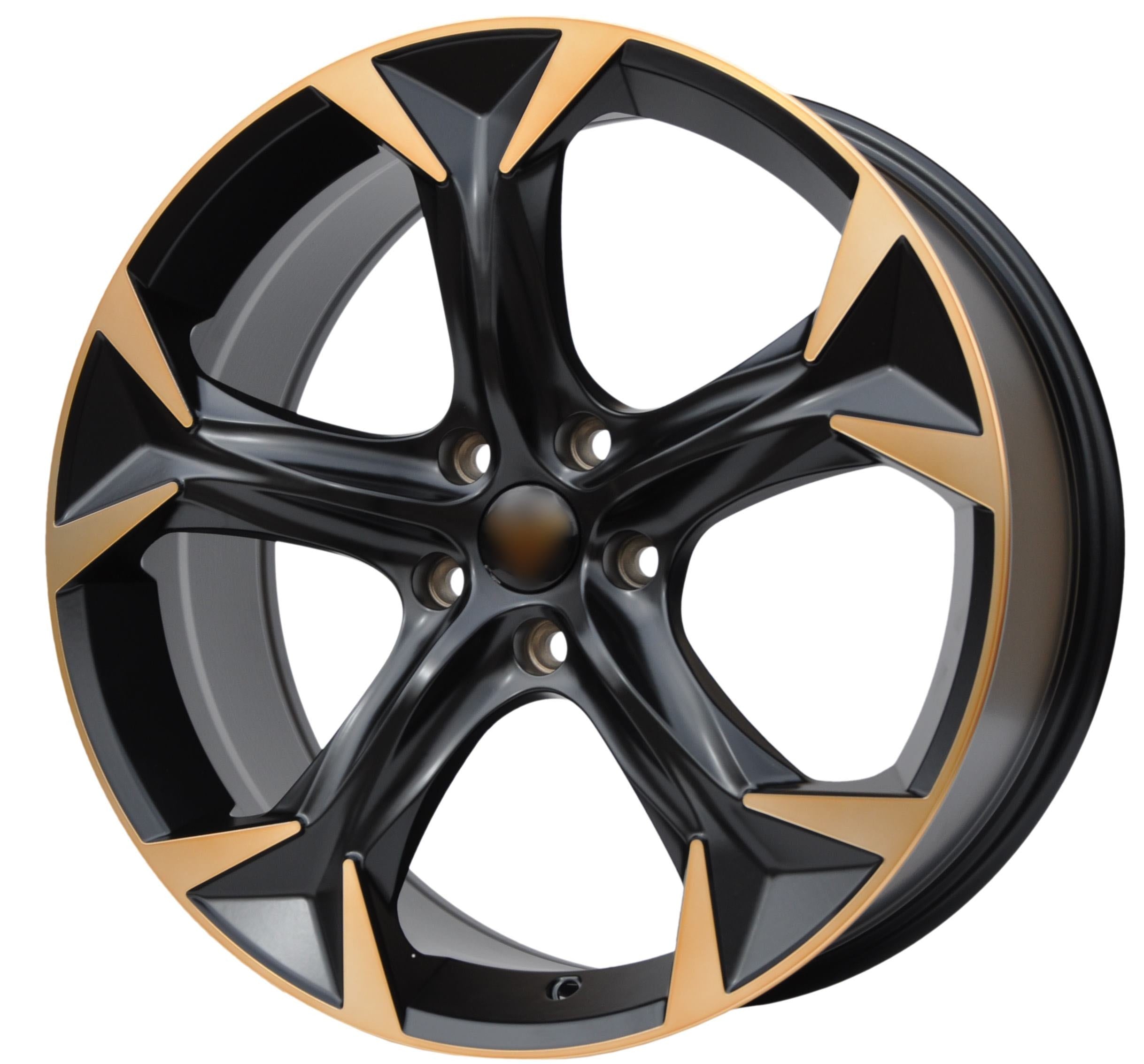 PDW 5163 Alufælge 19" 5x112 ET40 – Sort/półmatowy miedziany (sæt á 4)