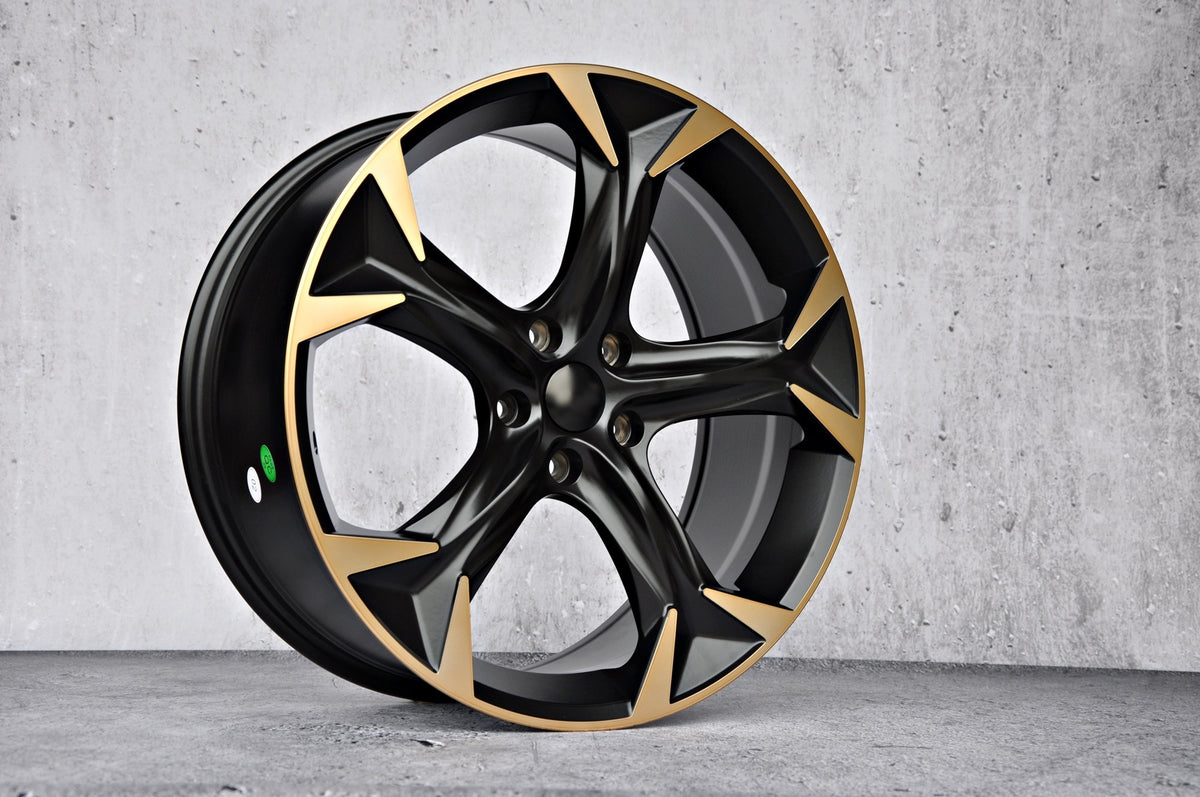 PDW 5163 Alufælge 20" 8,5J 5x112 ET40 – Sort/halvmat kobber (sæt á 4)