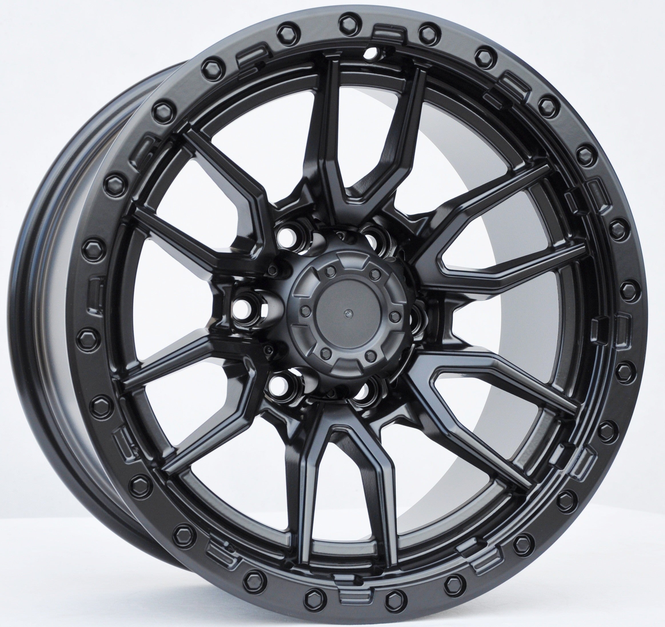PDW bx109 Alufælge 17" 6x139.7 ET0 – Sort mat (sæt á 4)