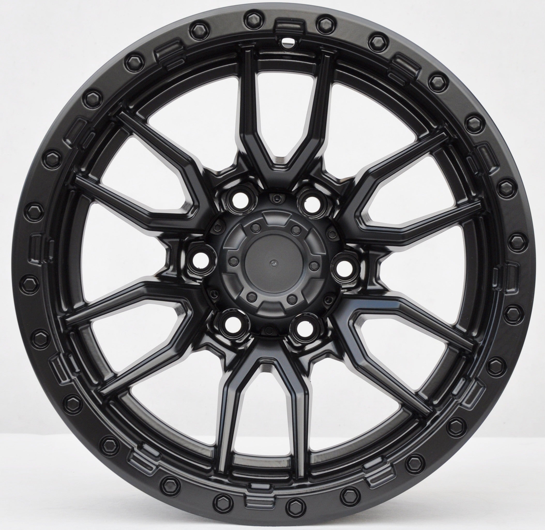 PDW bx109 Alufælge 17" 6x139.7 ET0 – Sort mat (sæt á 4)