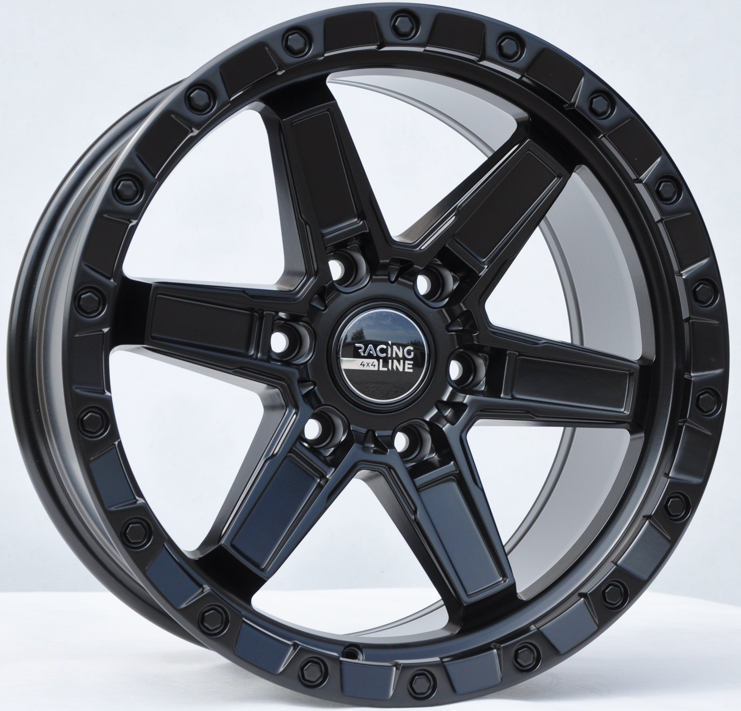PDW 5840 Alufælge 18" 6x139.7 ET10 – Sort półmat (sæt á 4)