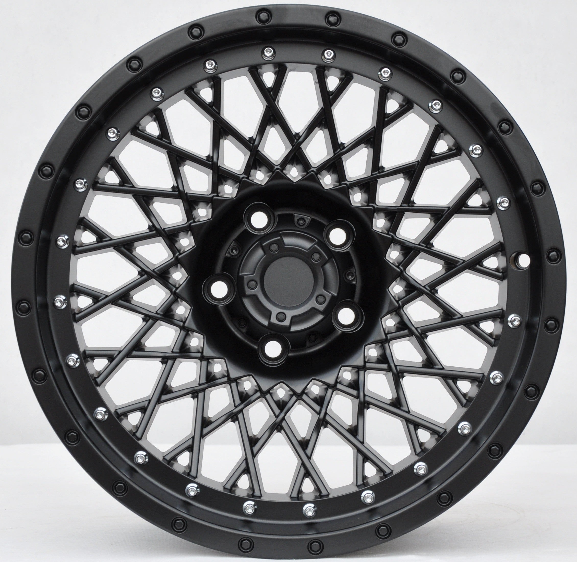 PDW FBX085 Alufælge 17" 5x127 ET-10 – Sort (sæt á 4)