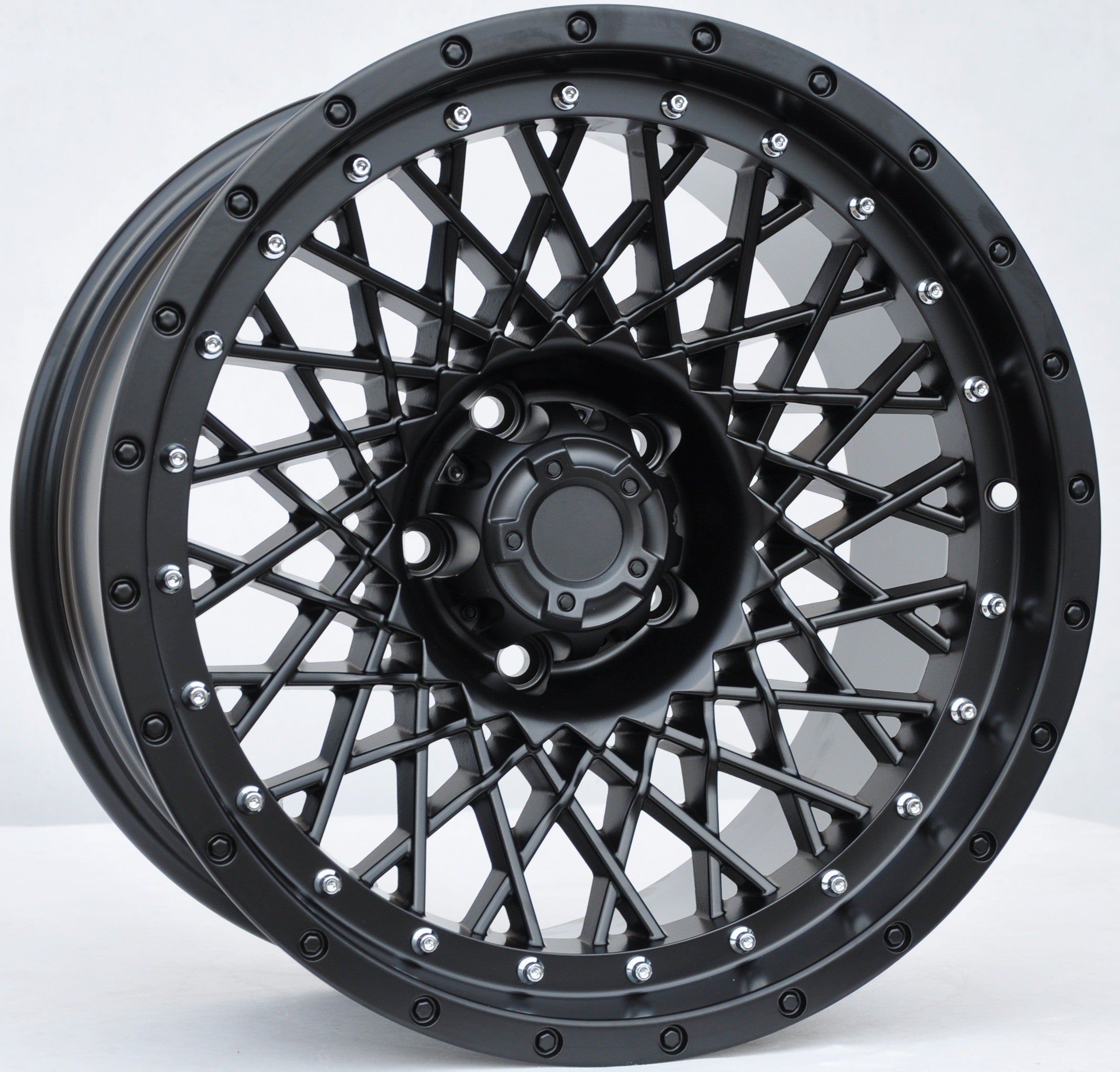 PDW FBX085 Alufælge 17" 5x127 ET-10 – Sort (sæt á 4)