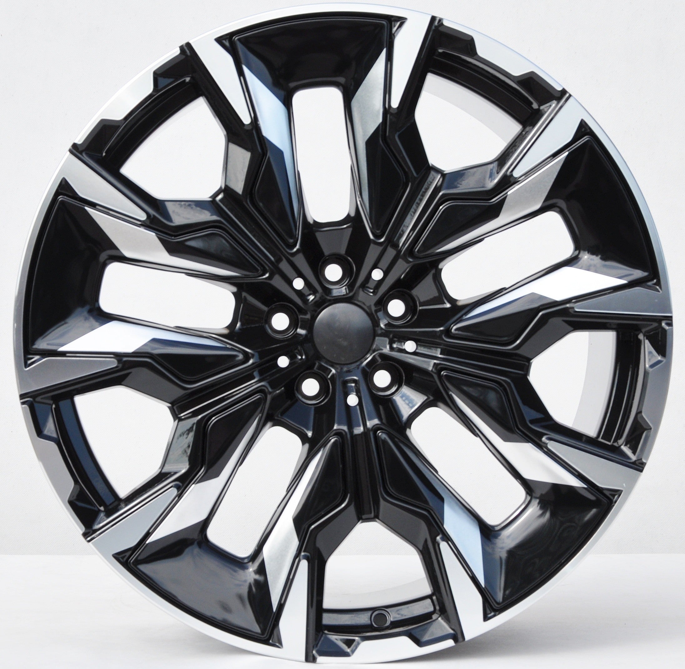 PDW 5915 Alufælge 20" 5x112 ET28 – Poleret/sort (sæt á 4)