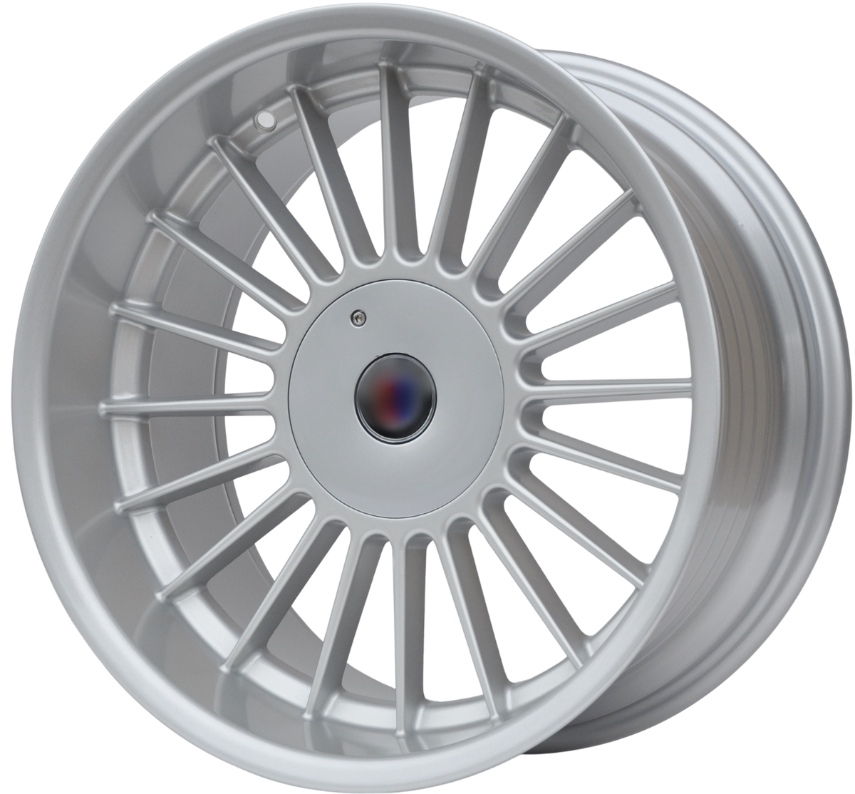 PDW 8332MIESZ Alufælge 18" 8,5/9,5J 5x120 ET13 – Sølv/poleret kant (sæt á 4)