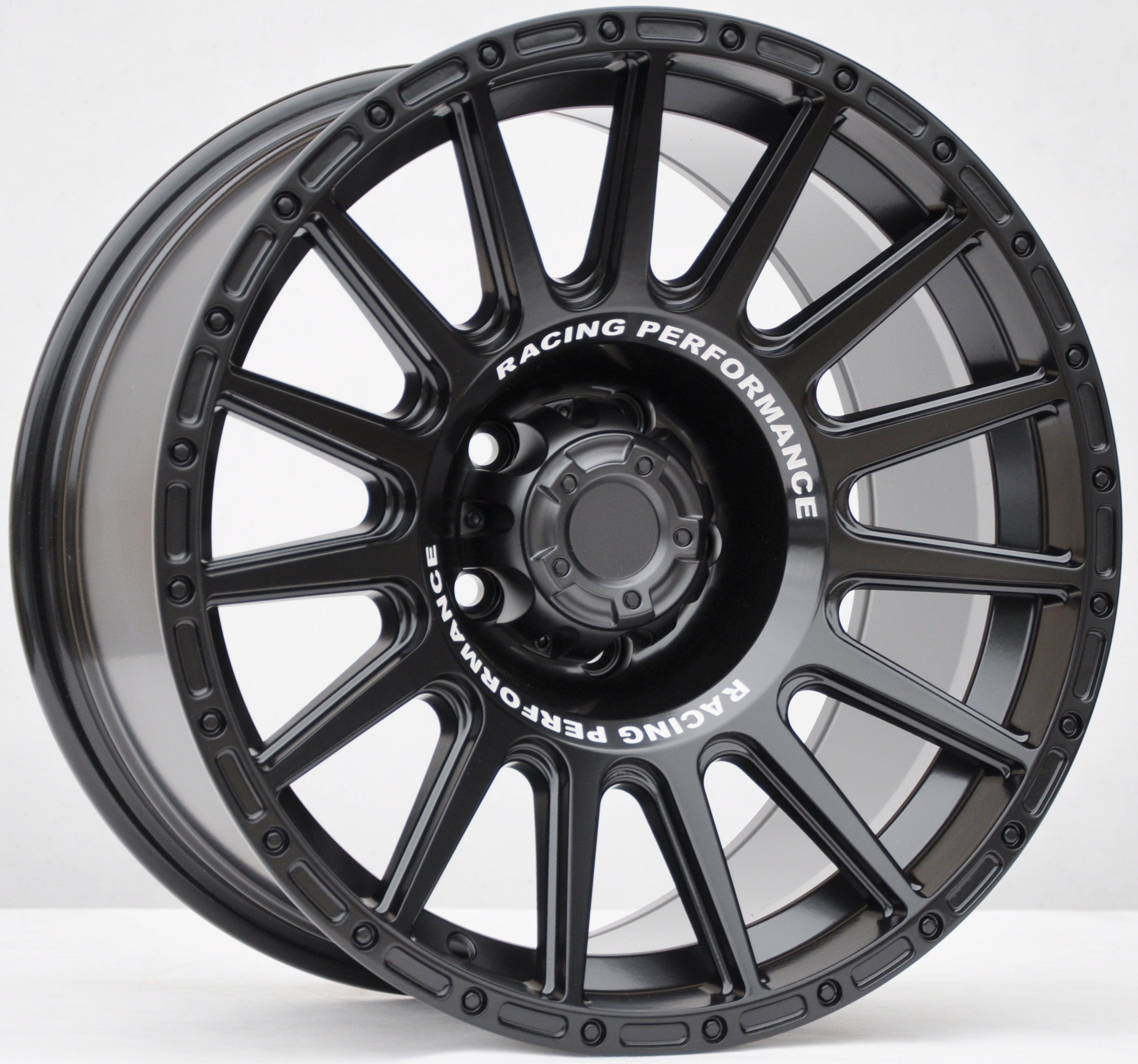 PDW fbx026 Alufælge 17" 5x114.3 ET0 – Sort mat (sæt á 4)