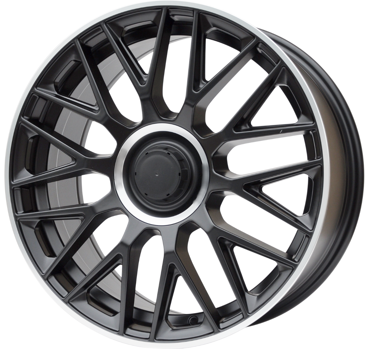 PDW 1766 Alufælge 19" 5x112 ET38 – Sort półmat (sæt á 4)