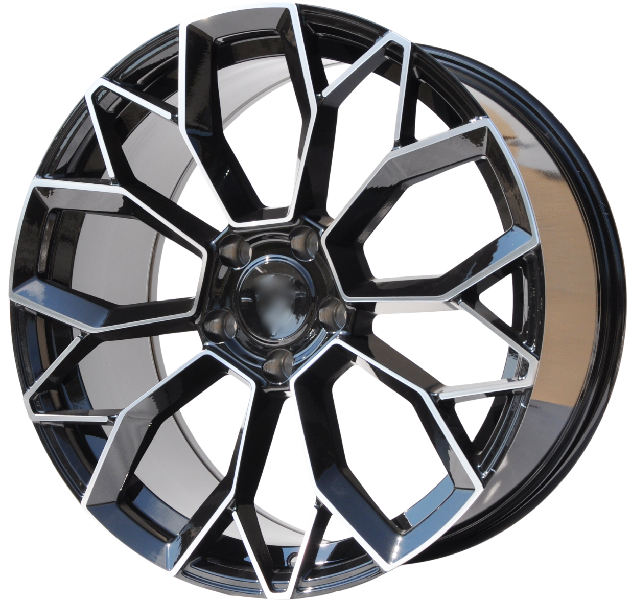 PDW 5083 Alufælge 21" 5x130 ET50 – Poleret/sort (sæt á 4)