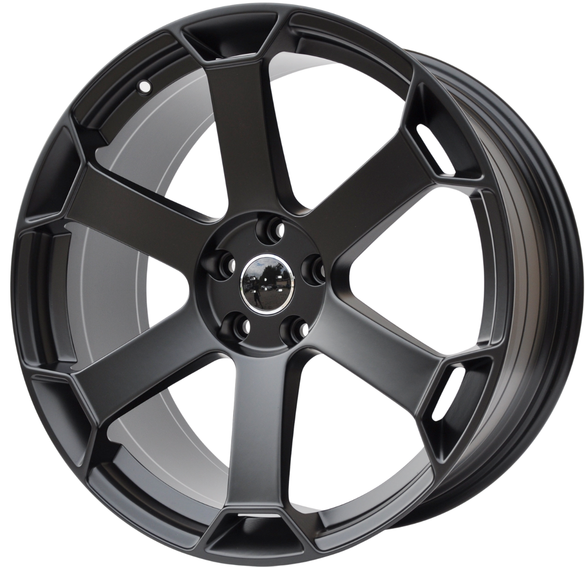 PDW 6149 Alufælge 22" 5x112 ET25 – Sort półmat (sæt á 4)