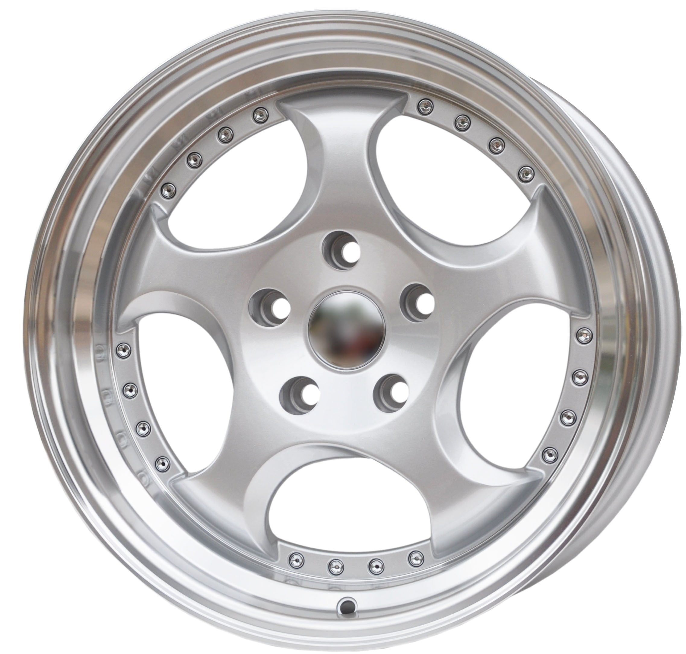 PDW 2384 Alufælge 17" 5x120 ET25 – Poleret/sølv (sæt á 4)