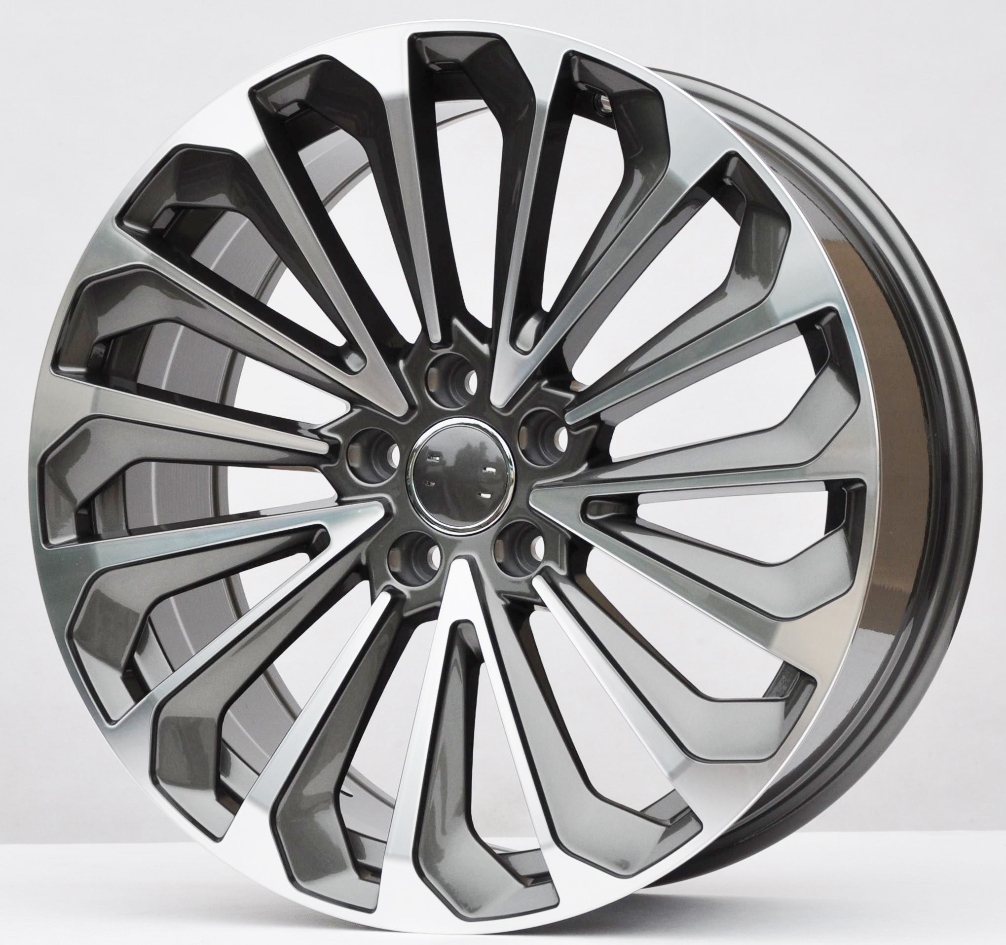 PDW 5827 Alufælge 21" 5x112 ET36 – Poleret/grafit (sæt á 4)