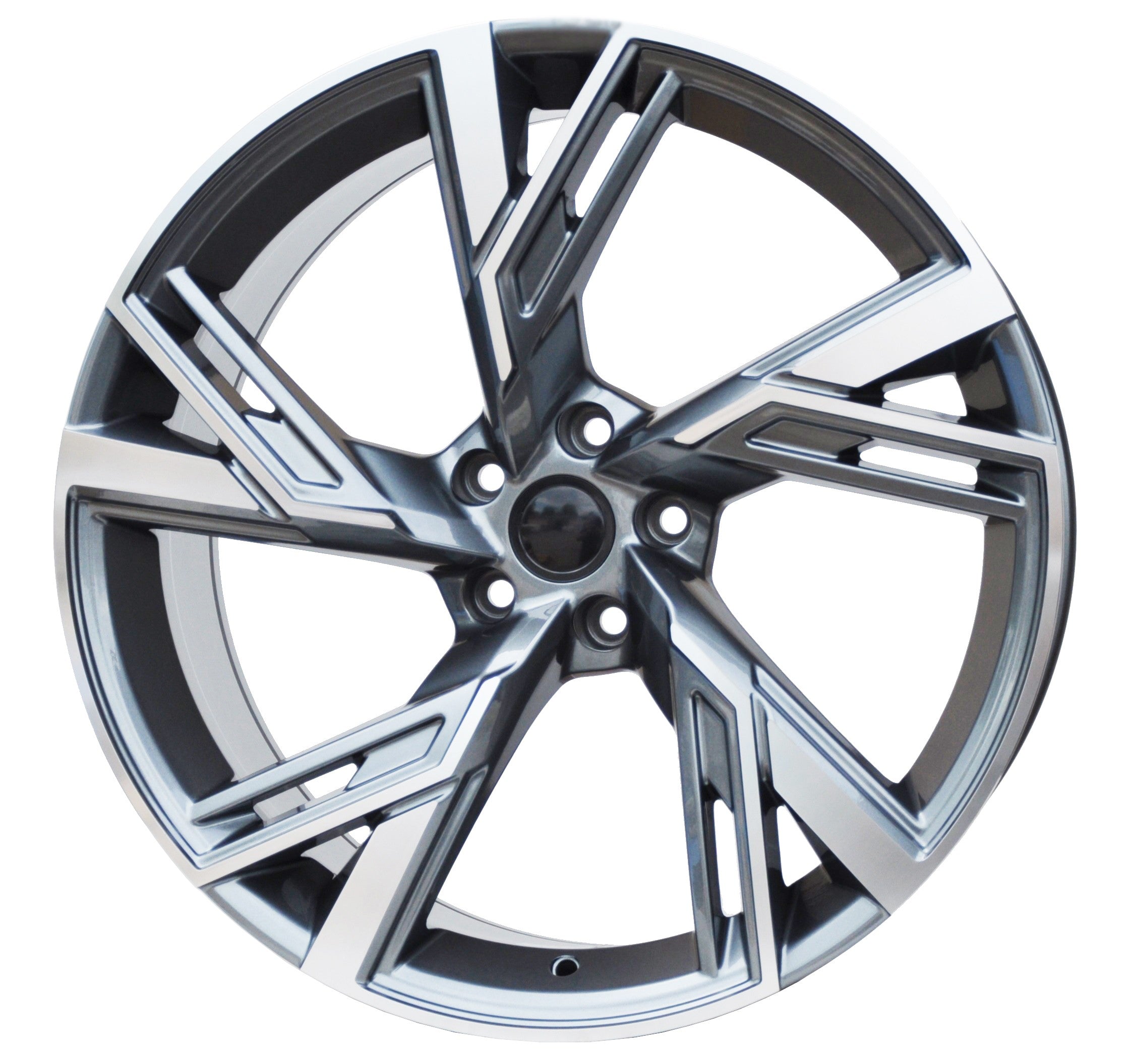 PDW RICH/1571 Alufælge 18" 5x112 ET40 – Poleret/grafit (sæt á 4)