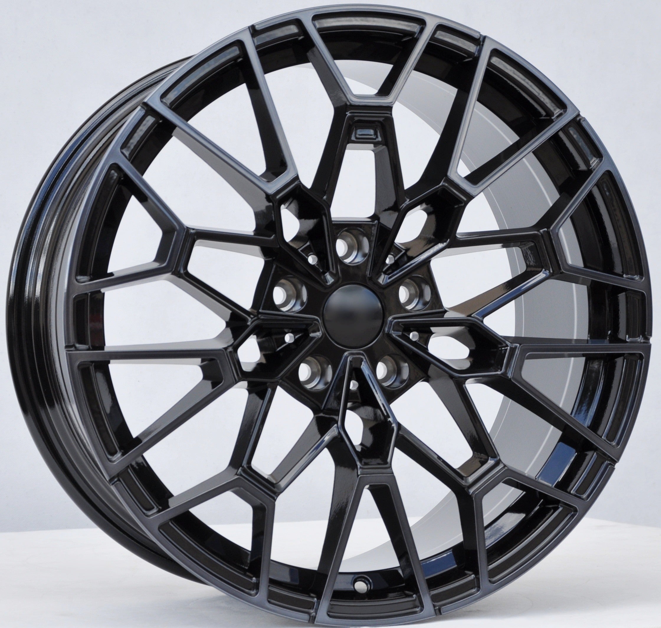 PDW 0384/1284/8817 Alufælge 19" 5x120 ET33 – Sort/przyciemniany front (sæt á 4)