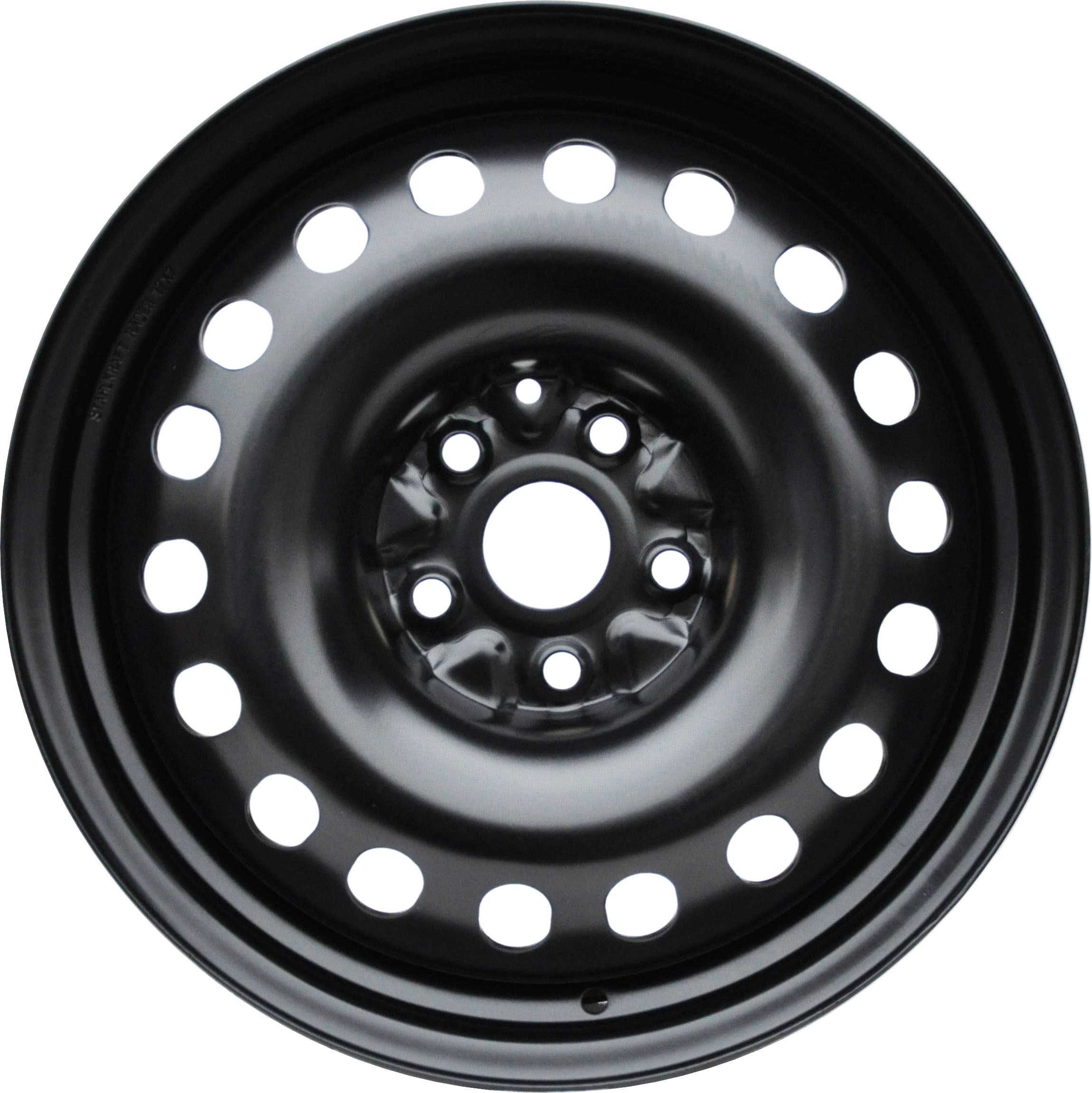 Stahlkraft Rader A17ROZ Stålfælge 17" 5x114.3 ET43.5 – Sort (sæt á 4)