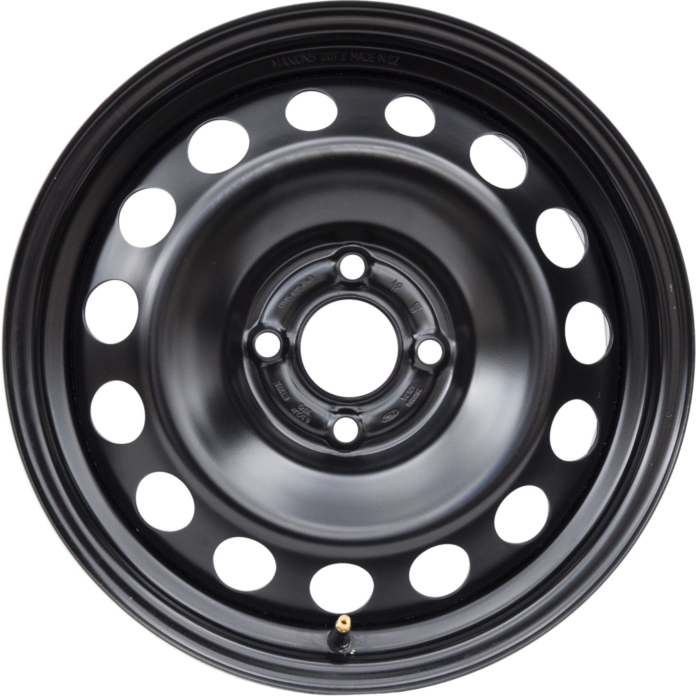 Ford (oryginalne OEM) OEMFORD Stålfælge 16" 4x108 ET37.5 – Sort (sæt á 4)