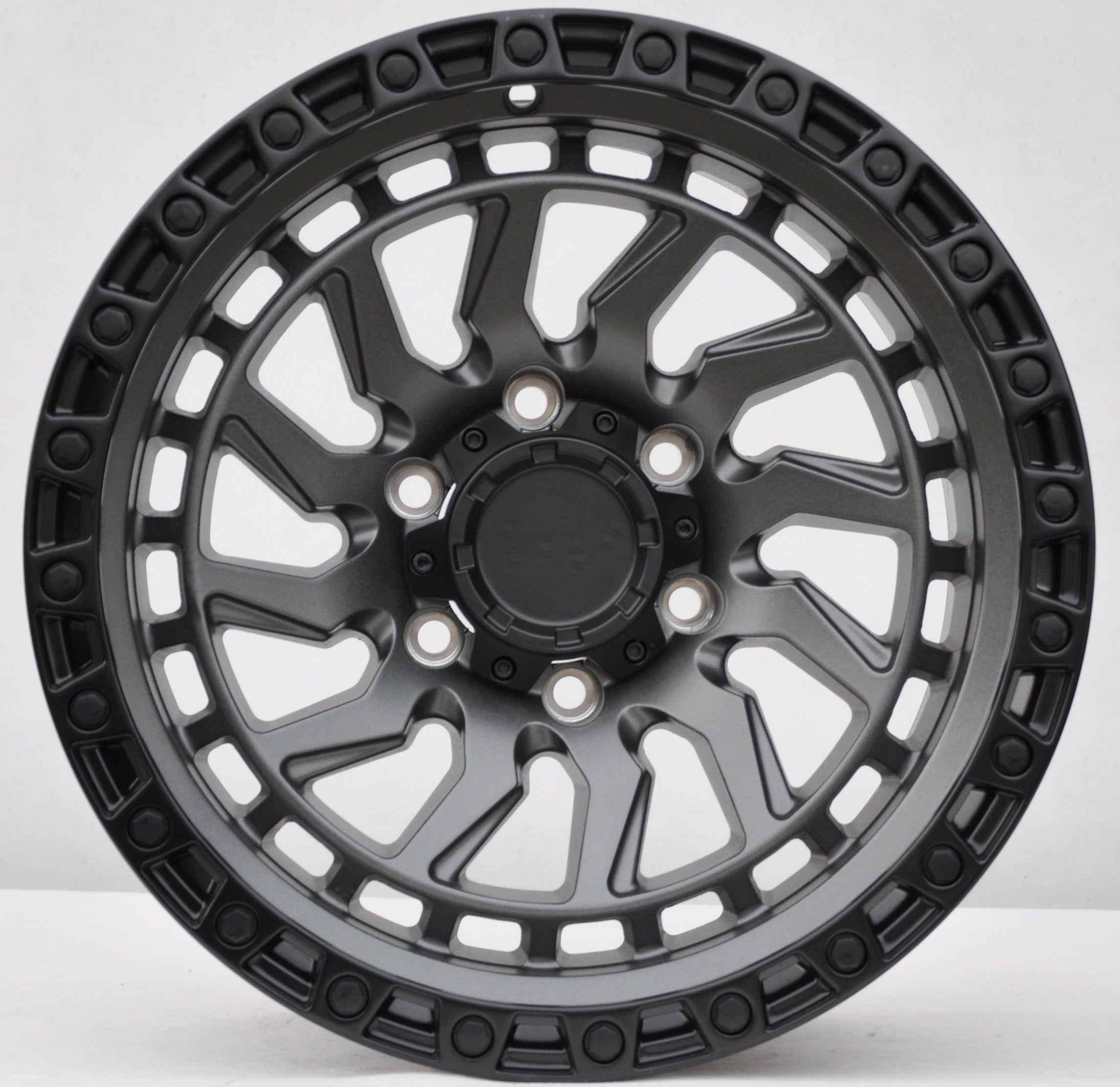 PDW 973 Alufælge 17" 6x139.7 ET0 – Gun metal mat (sæt á 4)