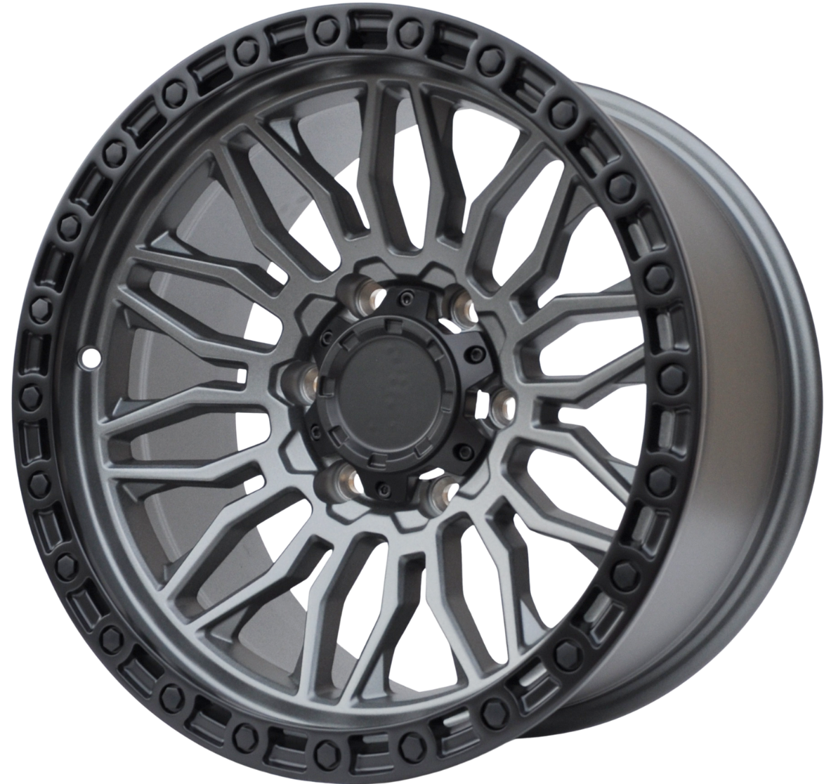 PDW 975 Alufælge 17" 6x139.7 ET0 – Gun metal mat (sæt á 4)