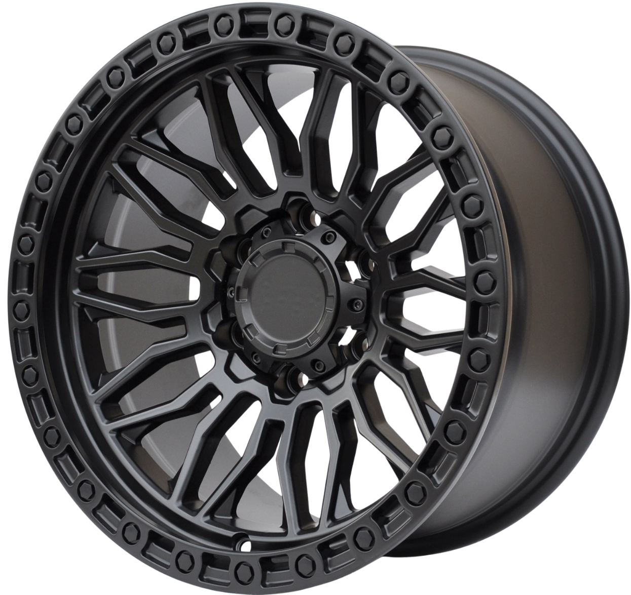 PDW 975 Alufælge 17" 6x139.7 ET0 – Sort mat (sæt á 4)