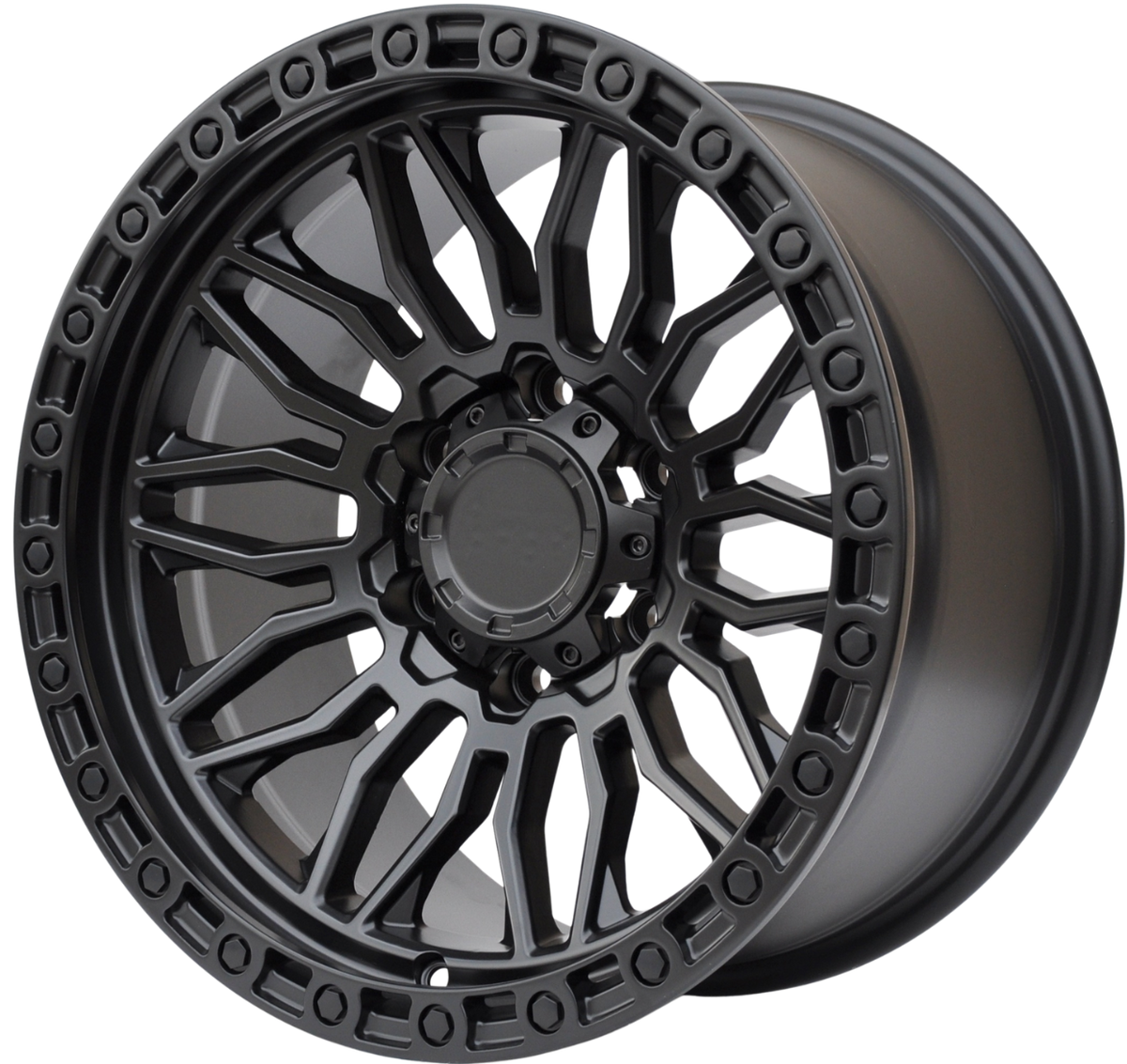 PDW 975 Alufælge 17" 9J 6x139.7 ET0 – Sort mat (sæt á 4)