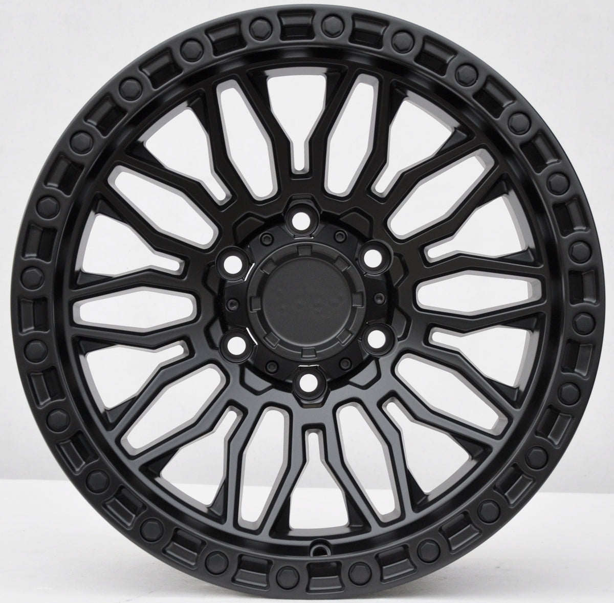 PDW 975 Alufælge 17" 9J 6x139.7 ET0 – Sort mat (sæt á 4)