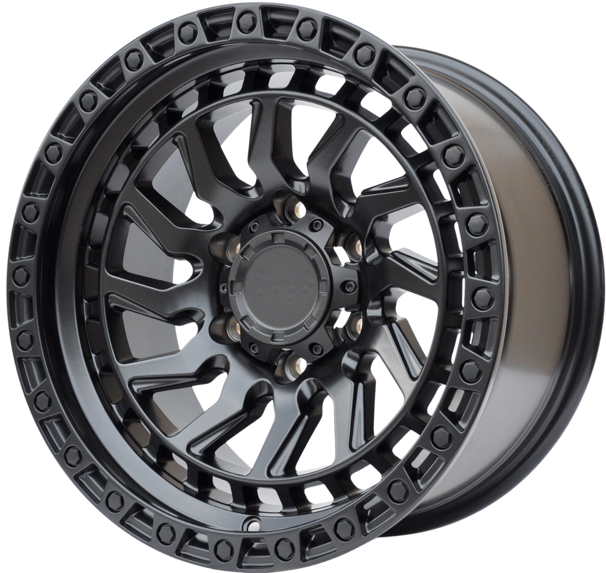 PDW 973 Alufælge 17" 6x139.7 ET0 – Sort mat (sæt á 4)