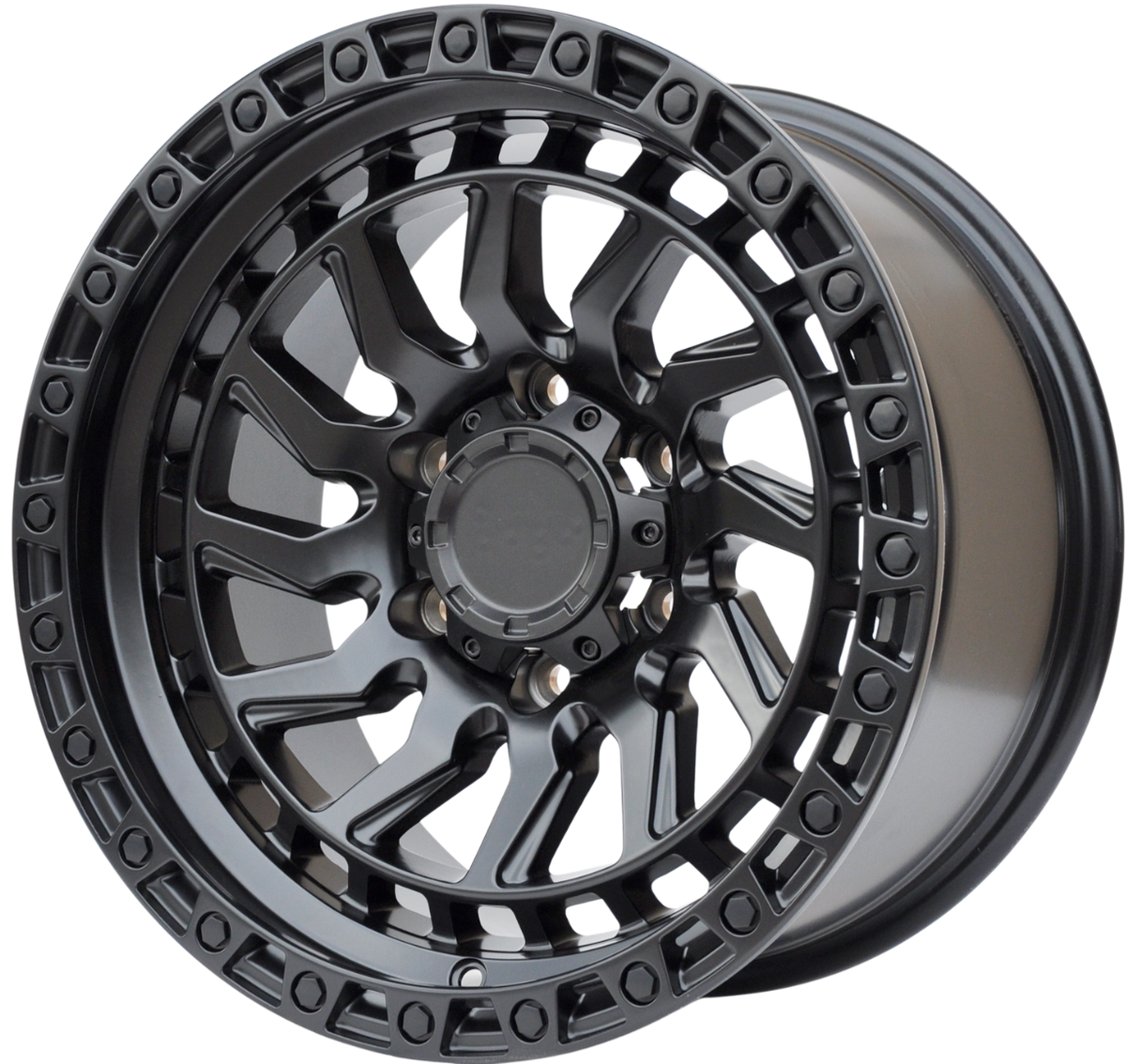PDW 973 Alufælge 17" 9J 6x139.7 ET0 – Sort mat (sæt á 4)
