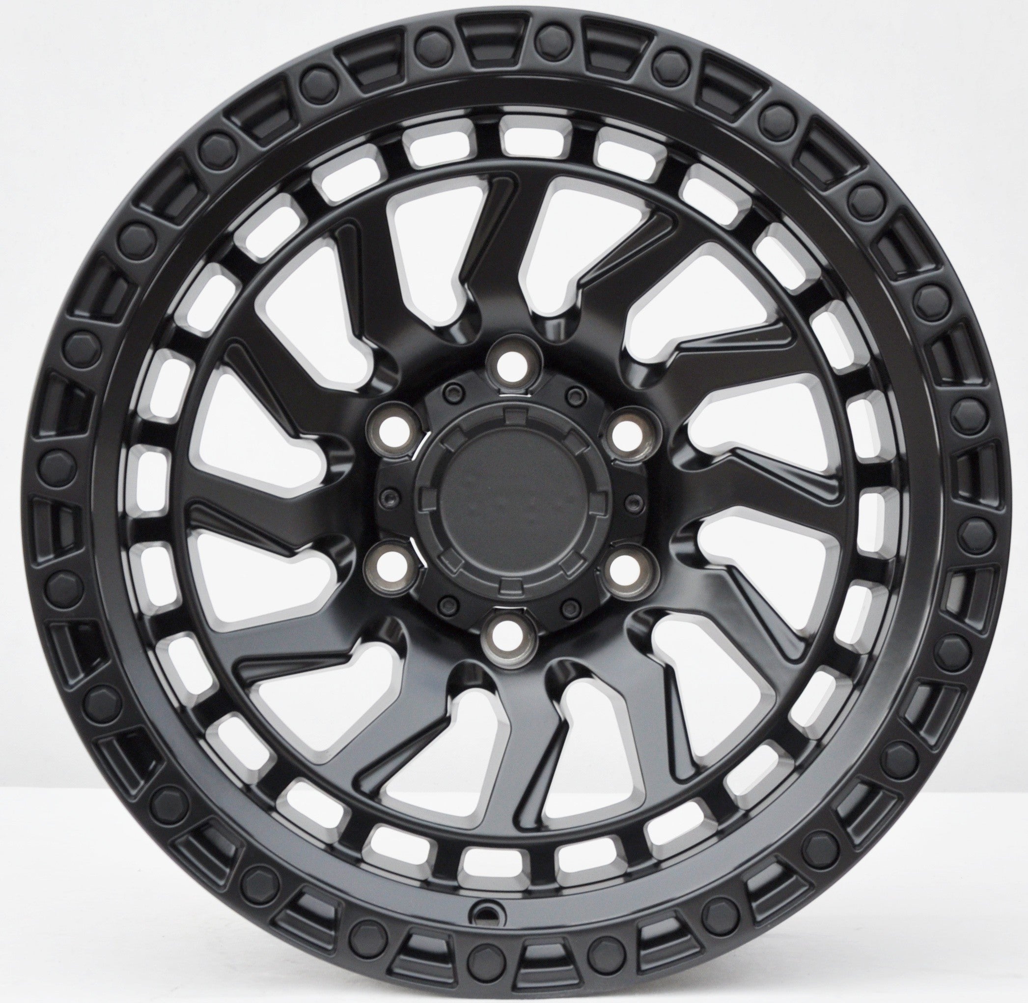 PDW 973 Alufælge 17" 6x139.7 ET0 – Sort mat (sæt á 4)