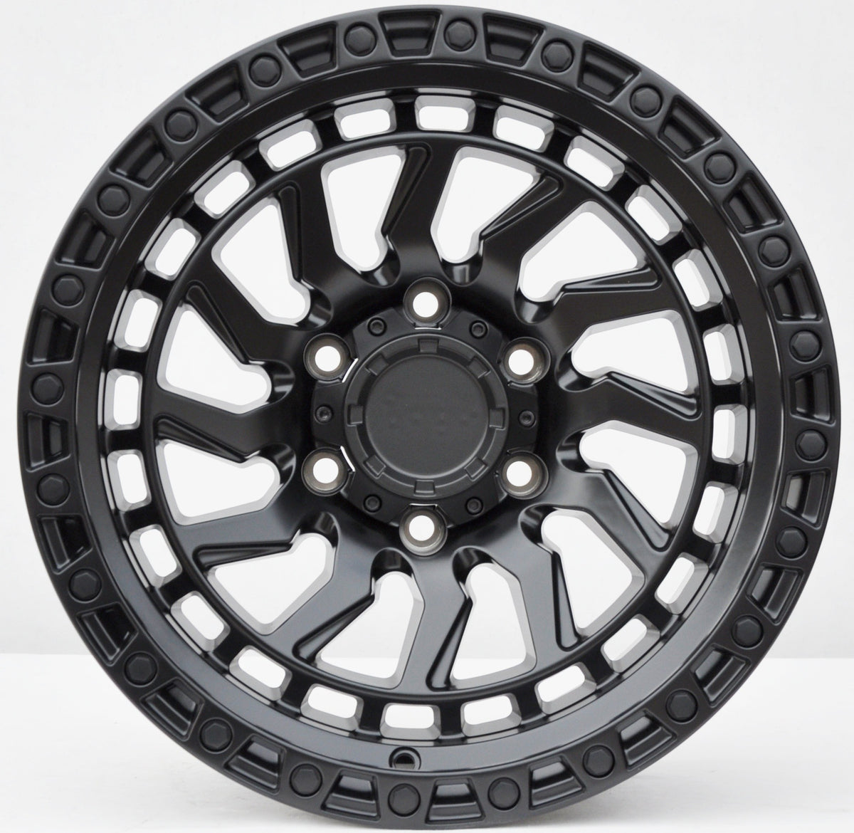 PDW 973 Alufælge 17" 9J 6x139.7 ET0 – Sort mat (sæt á 4)