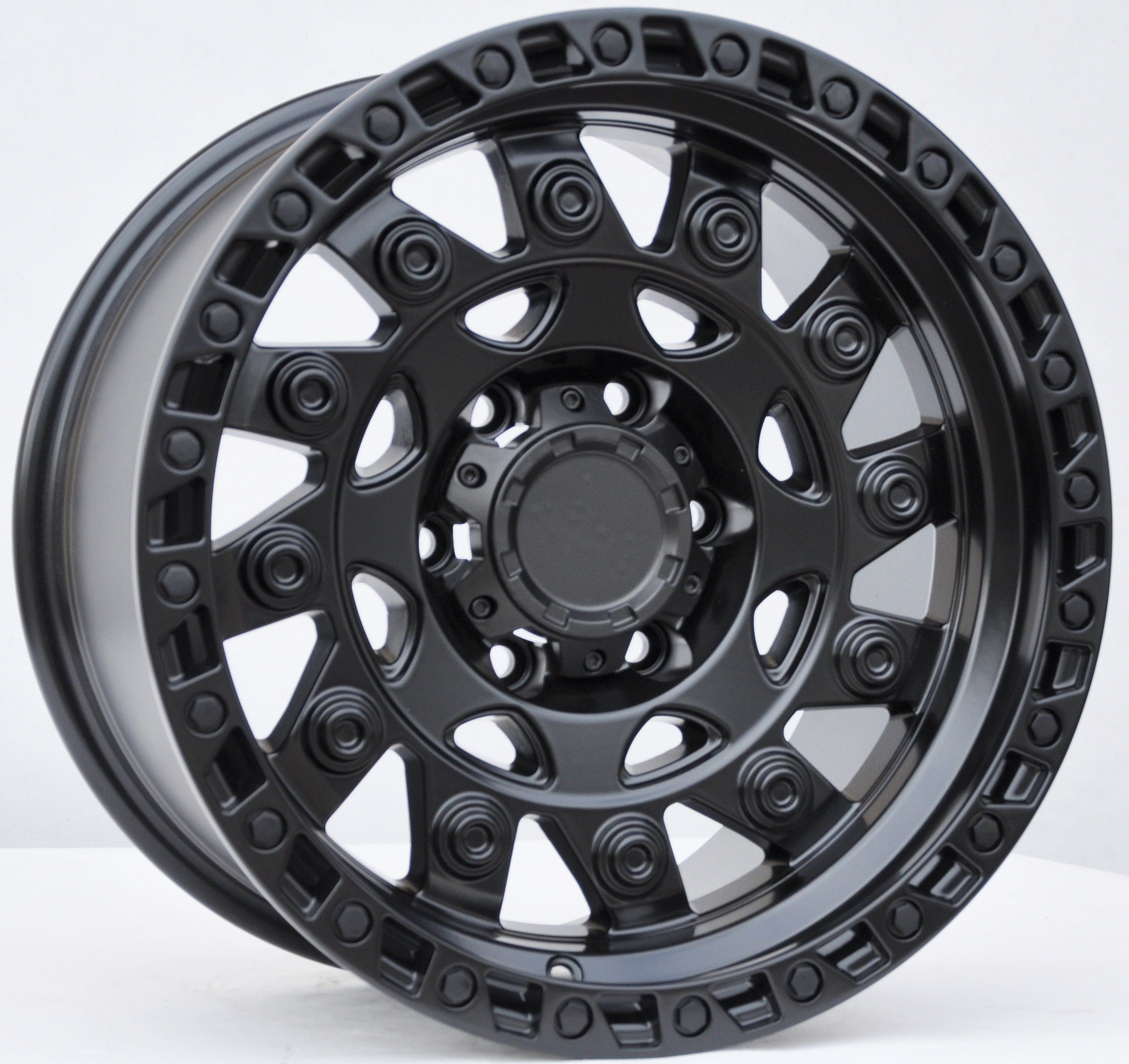 PDW 974 Alufælge 17" 6x139.7 ET0 – Sort mat (sæt á 4)