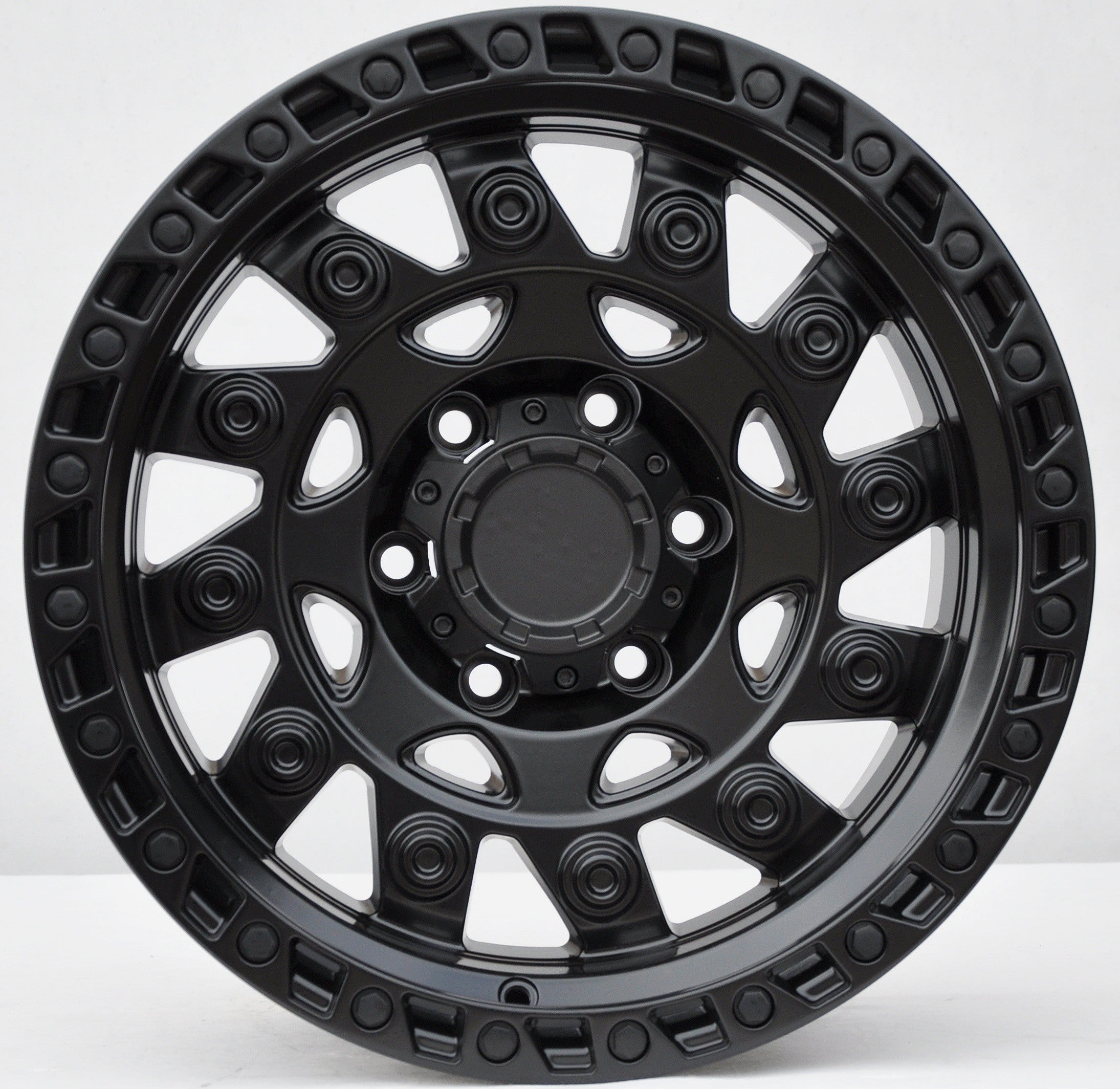 PDW 974 Alufælge 17" 6x139.7 ET0 – Sort mat (sæt á 4)