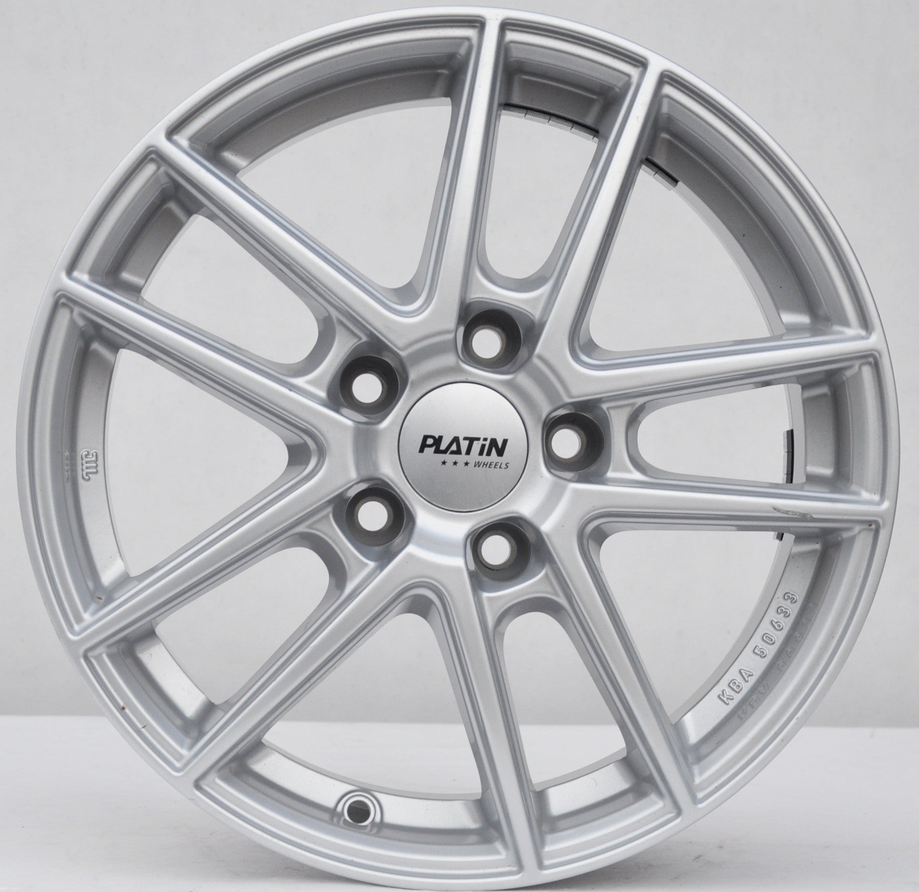 Platin slmx1/kba50633 Alufælge 16" 5x112 ET38 – Sølv (sæt á 4)