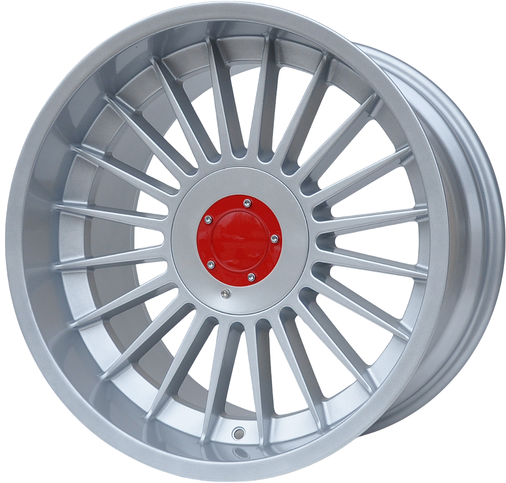 PDW FBX257 Alufælge 18" 5x120 ET15 – Sølv (sæt á 4)