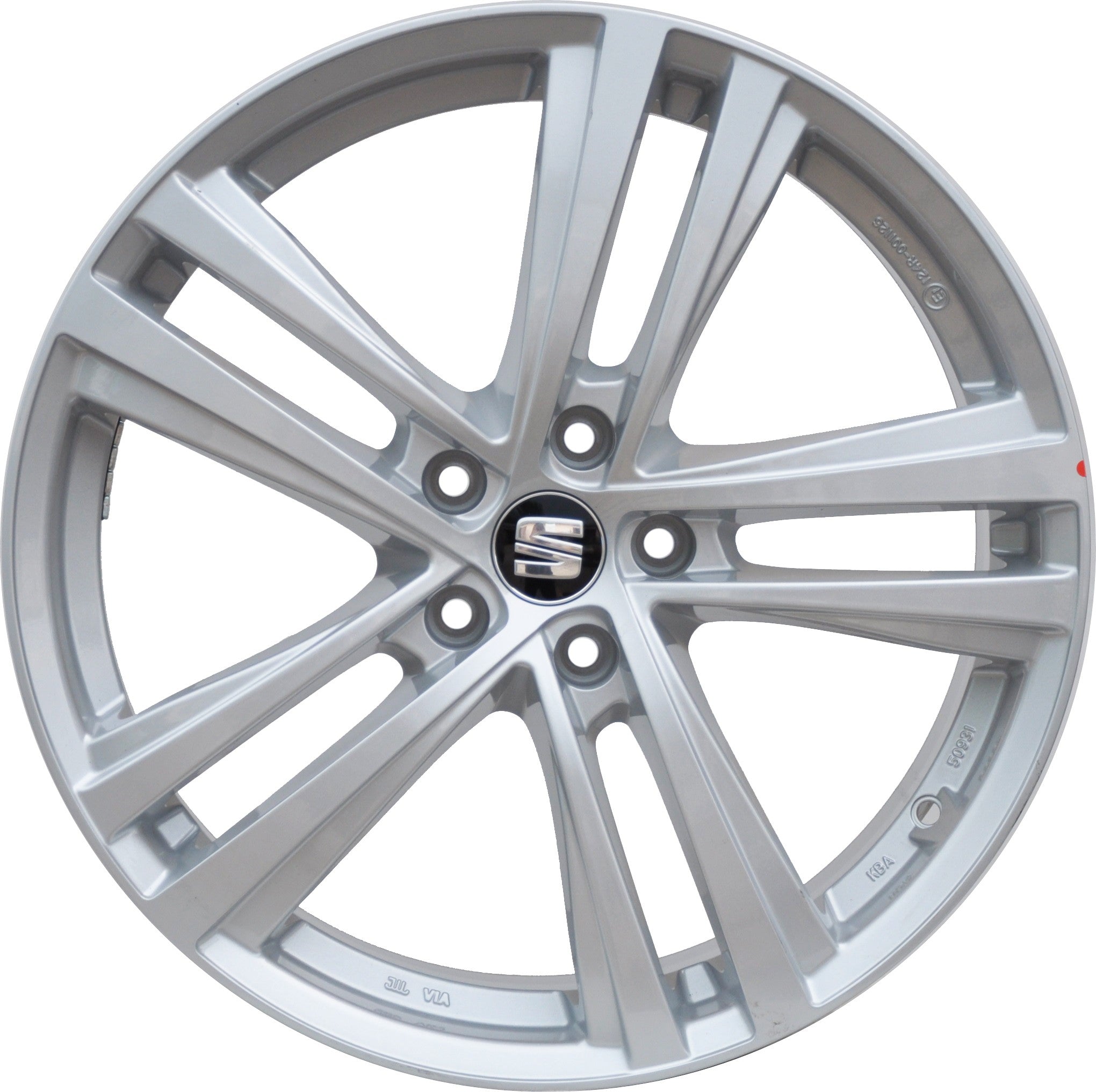 Seat (oryginalne OEM) SE028020 Alufælge 20" 5x112 ET45 – Sølv (sæt á 4)