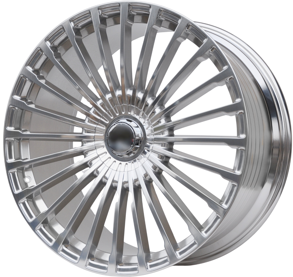 PDW F138 Alufælge 23" 5x112 ET40 – Całkowicie polerowany (sæt á 4)
