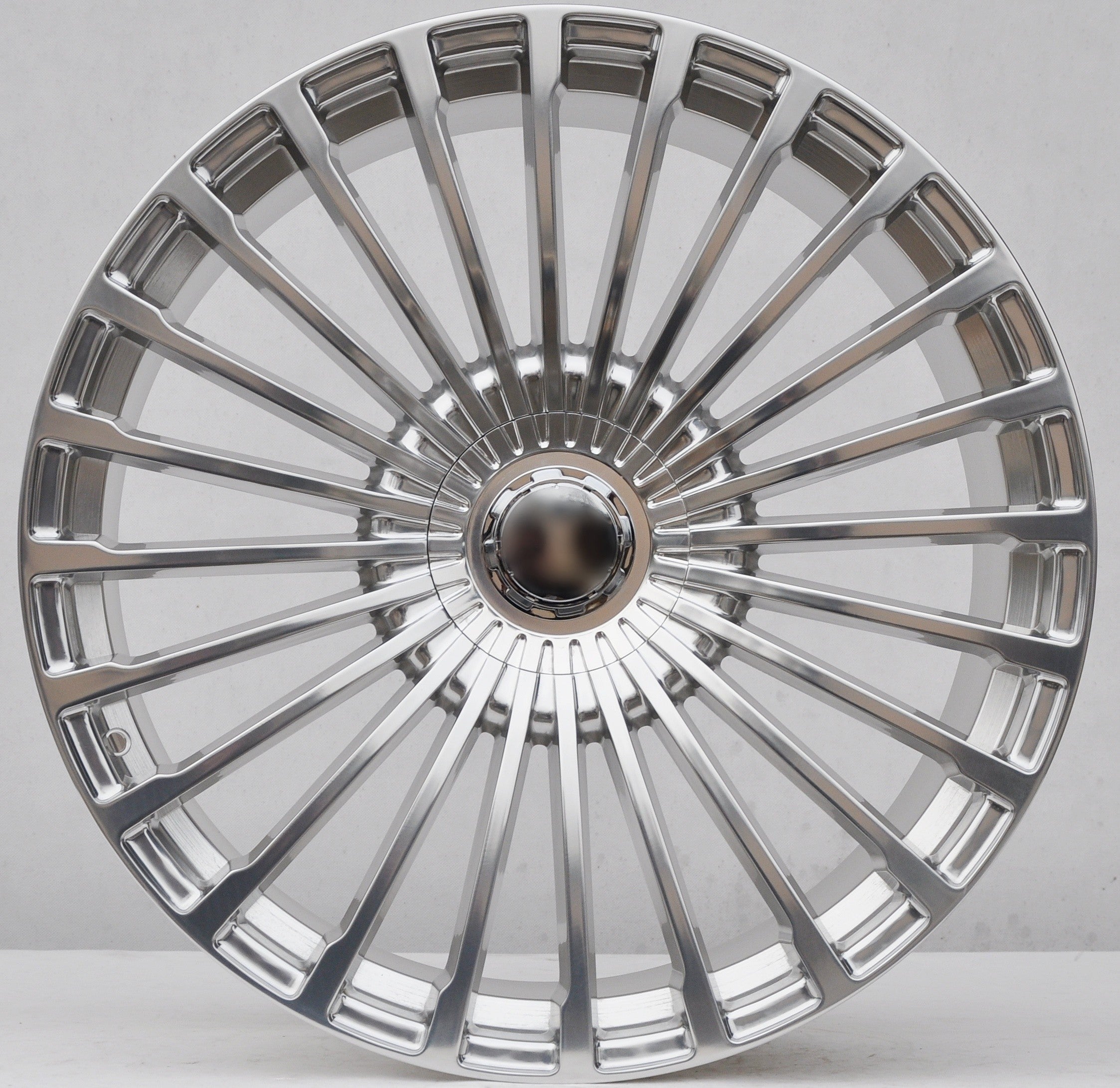 PDW F138 Alufælge 23" 5x112 ET40 – Całkowicie polerowany (sæt á 4)