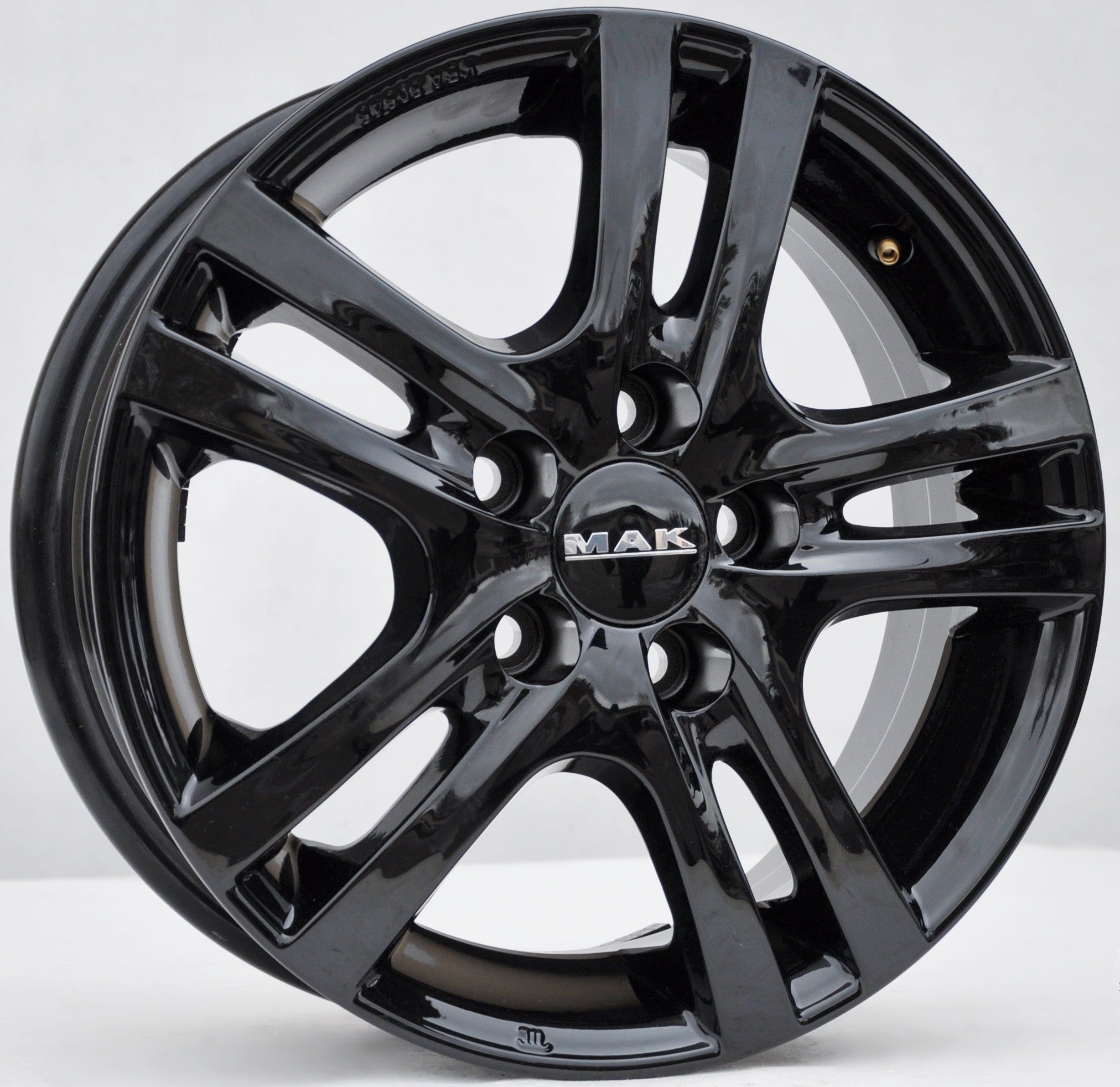 MAK zhg/kba50646 Alufælge 14" 5x100 ET35 – Sort (sæt á 4)
