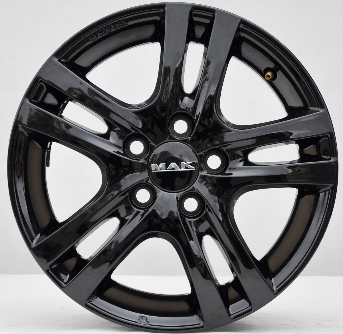 MAK zhg/kba50646 Alufælge 14" 5x100 ET35 – Sort (sæt á 4)