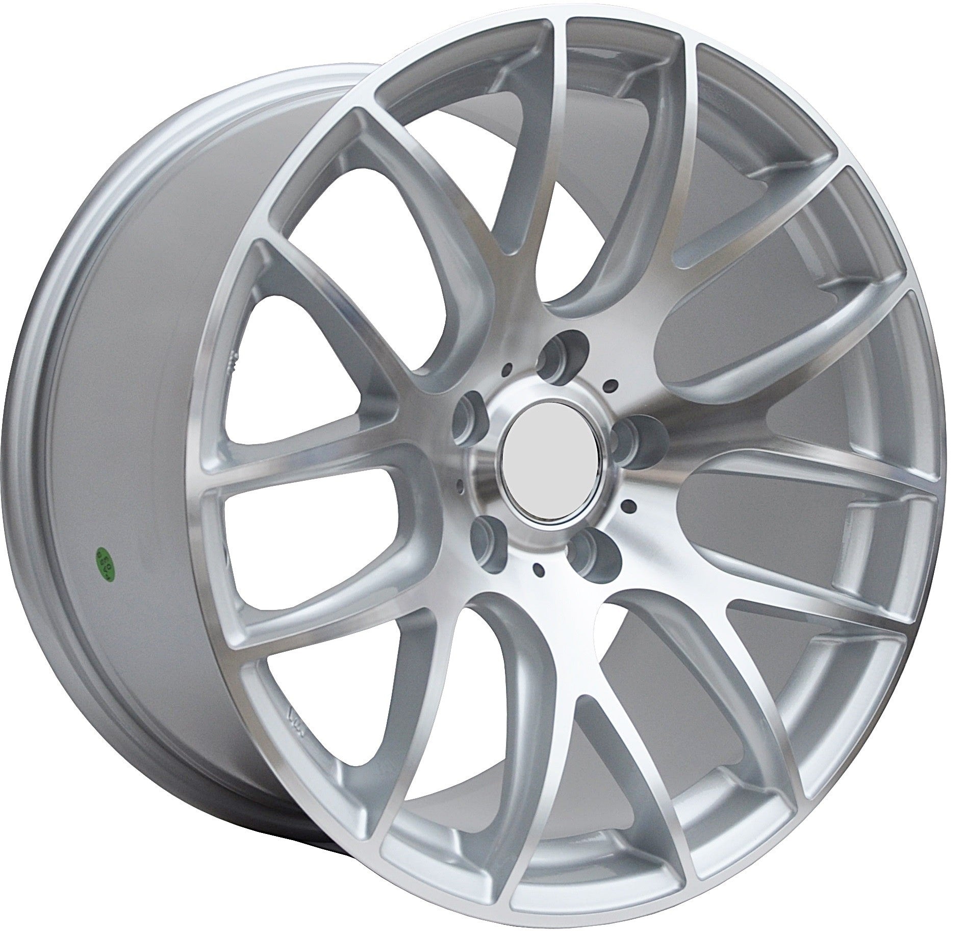 PDW 663 Alufælge 18" 5x120 ET35 – Poleret/sølv (sæt á 4)