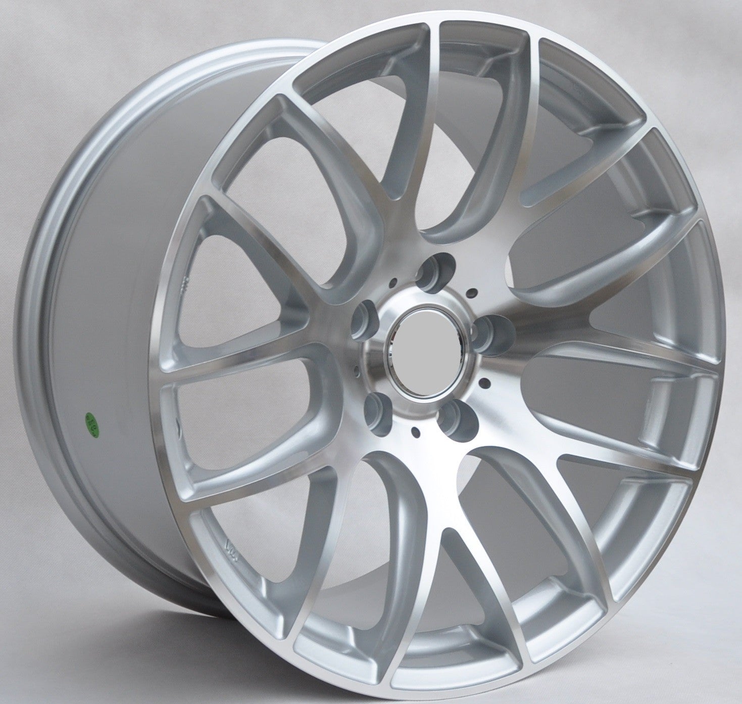 PDW 663 Alufælge 18" 5x120 ET35 – Poleret/sølv (sæt á 4)