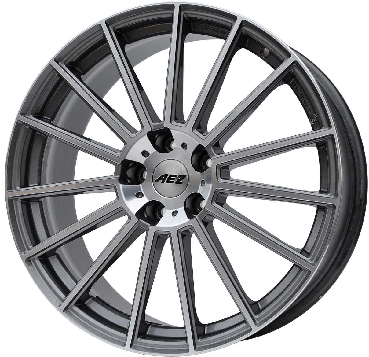 AEZ mol/kba51533 Alufælge 20" 5x114.3 ET35 – Poleret/grafit (sæt á 4)