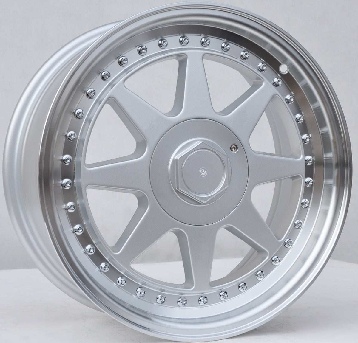 PDW 7905 Alufælge 17" 5x112 ET35 – Poleret/sølv (sæt á 4)