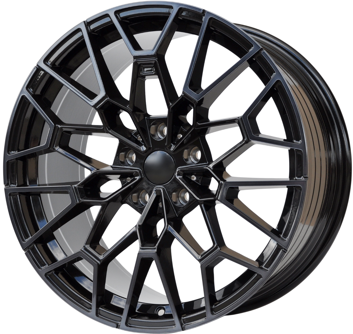 PDW 0384/1284/8817 Alufælge 18" 8,5J 5x120 ET33 – Sort/mørktonet front (sæt á 4)
