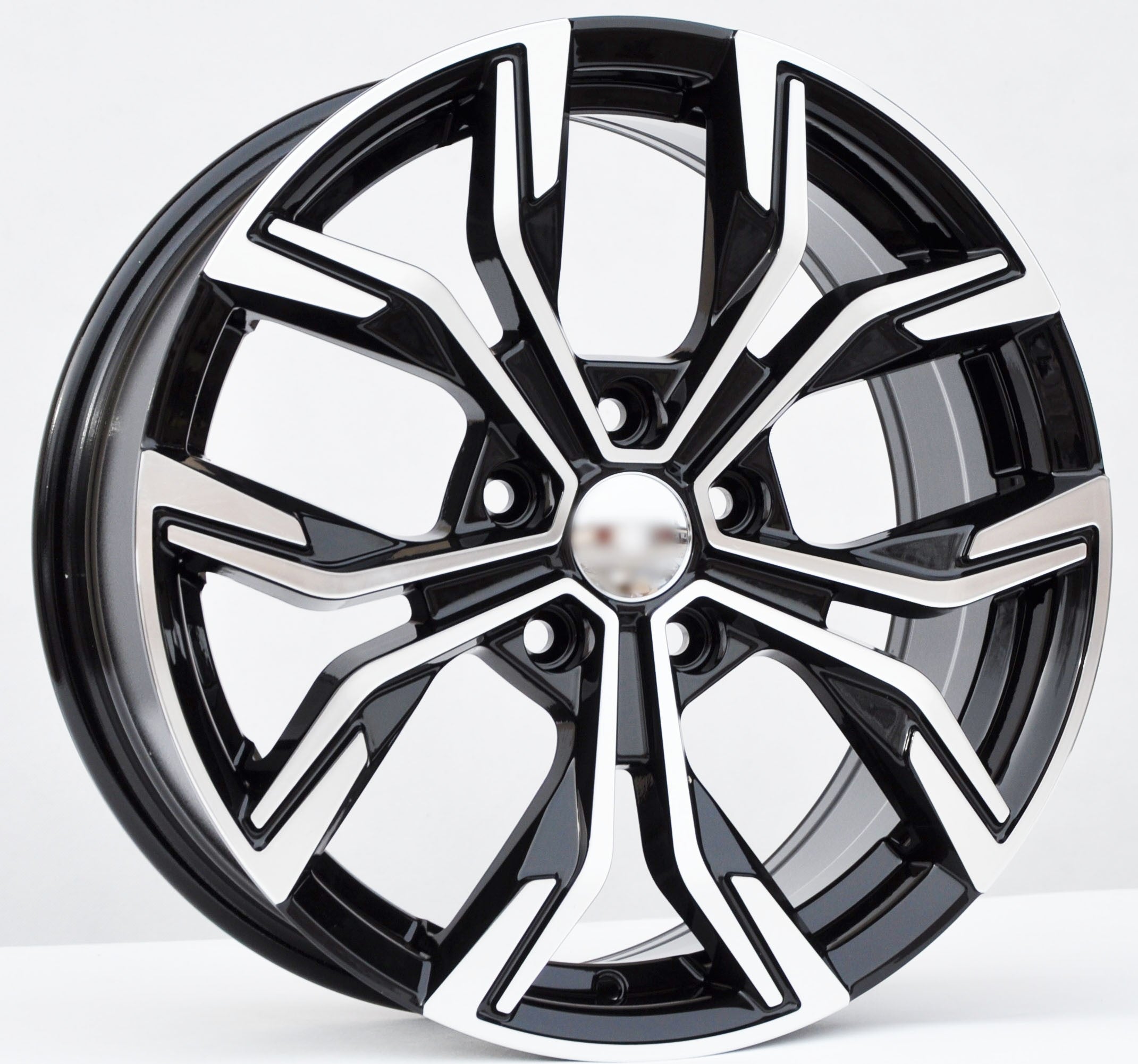 PDW 5920 Alufælge 17" 5x114.3 ET35 – Poleret/sort (sæt á 4)