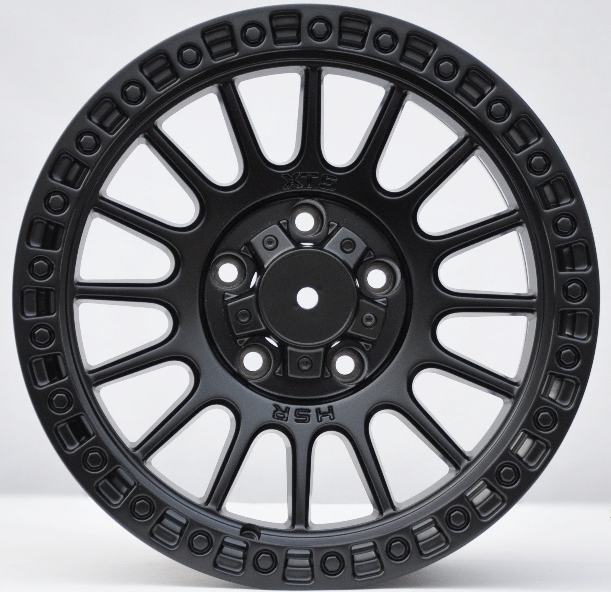 PDW 0370 Alufælge 16" 5x127 ET-15 – Sort półmat (sæt á 4)